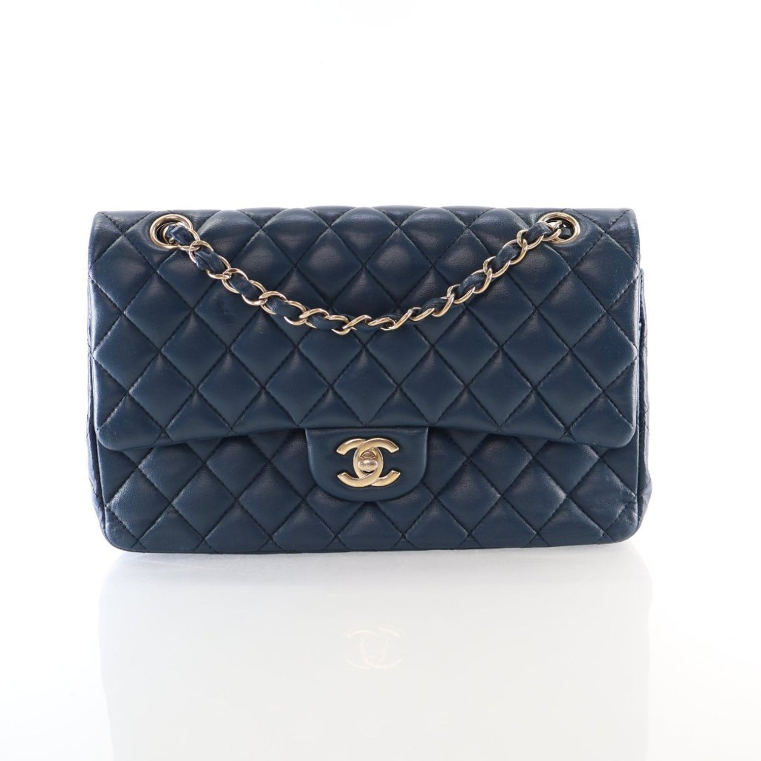 Chanel Interlocking CC Classic Double Flap Bag Medium