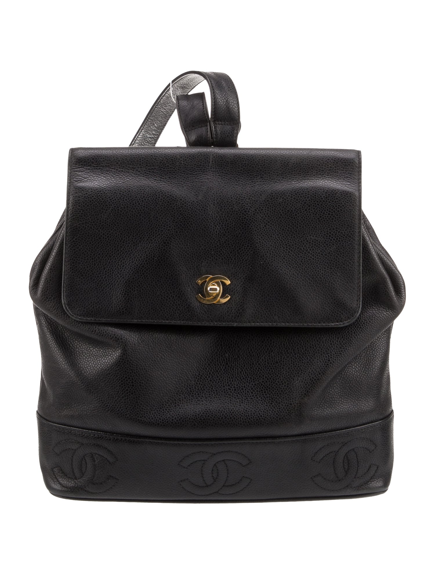Chanel Caviar Triple CC Backpack
