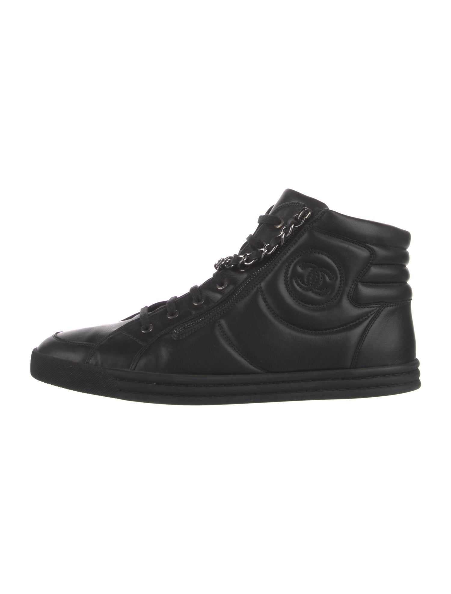 Chanel 2015 Interlocking CC Logo Sneakers
