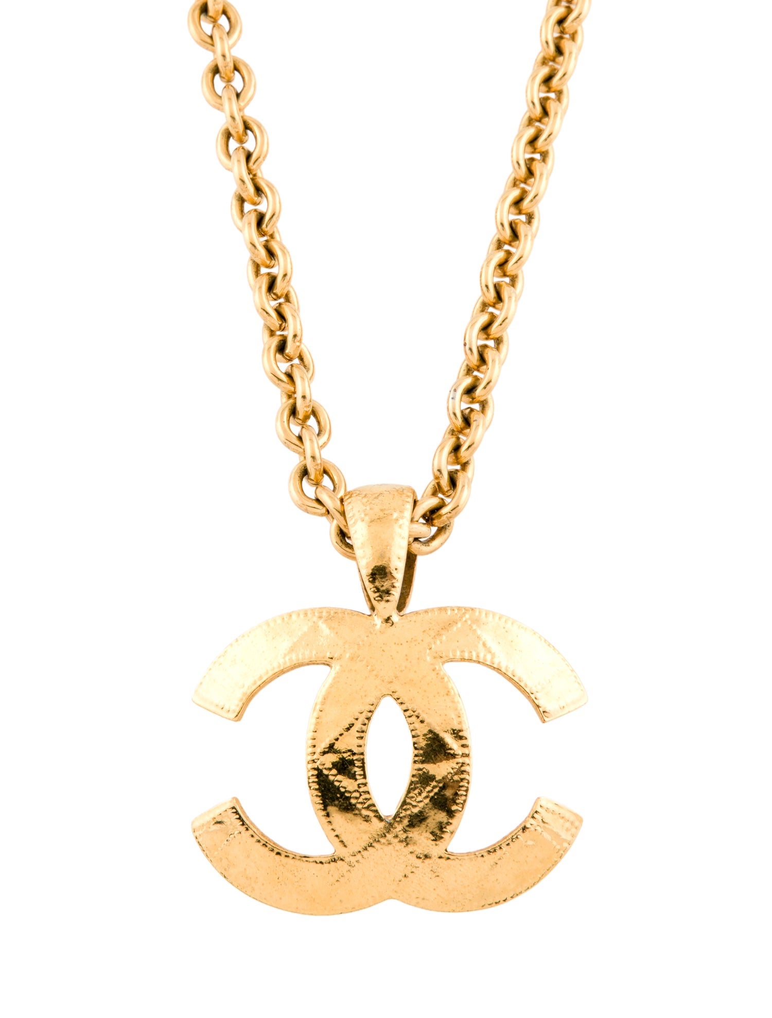 Chanel Vintage CC Pendant Necklace