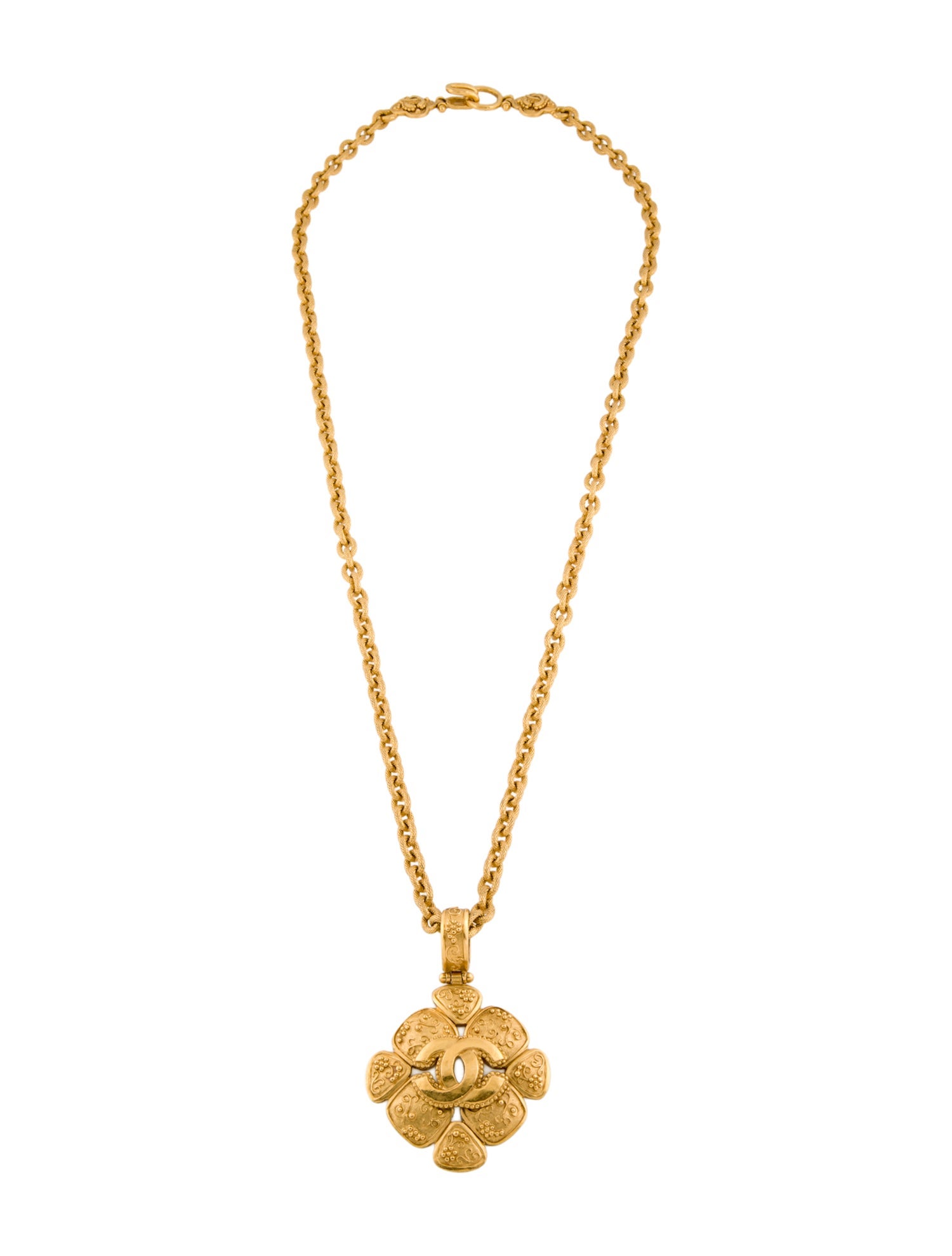 Chanel Vintage CC Pendant Necklace