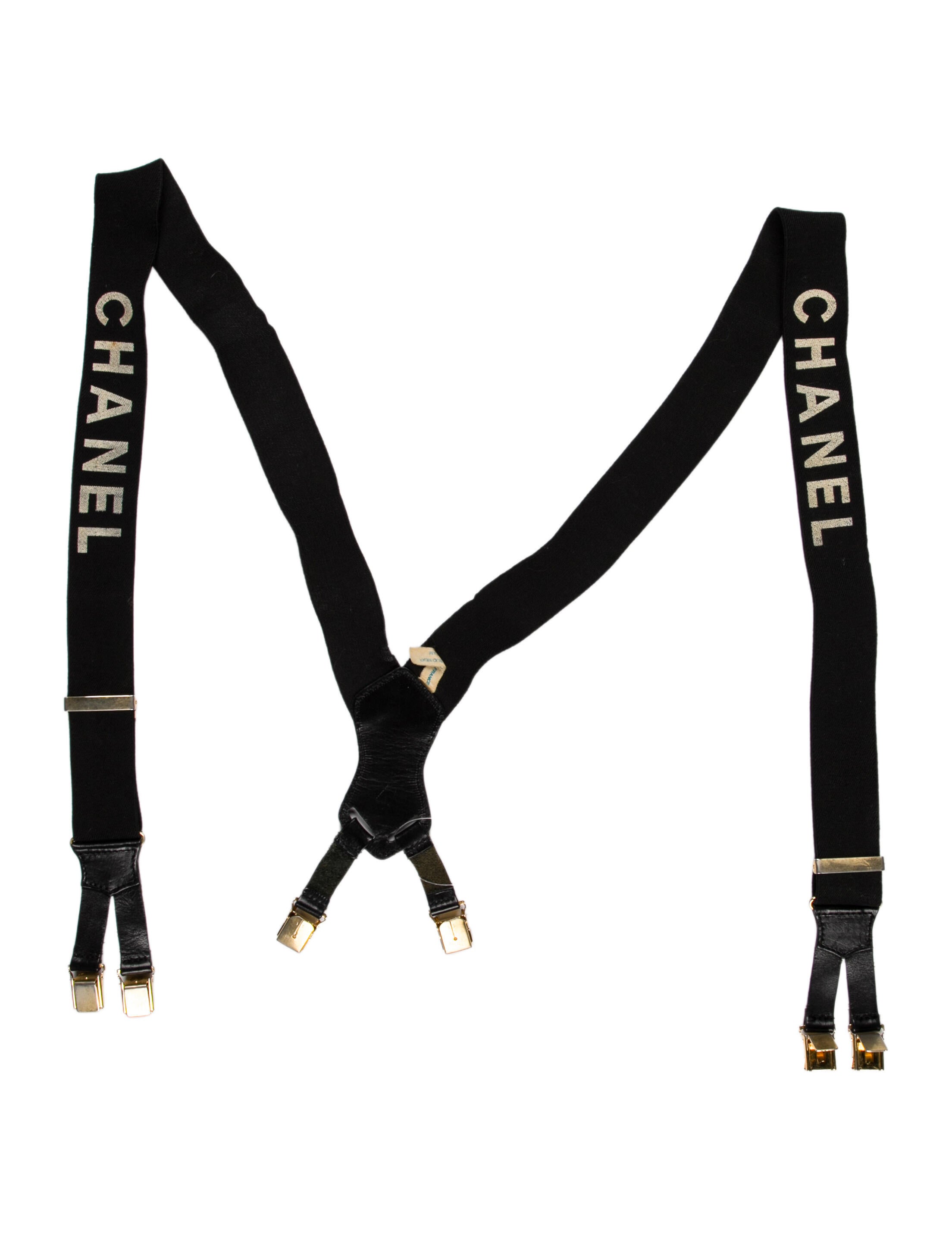 Chanel Logo Suspenders