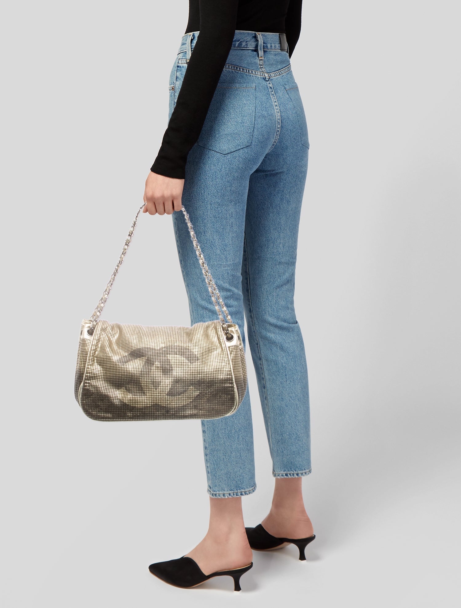 Chanel Perforated Hollywood Accordion Flap Bag