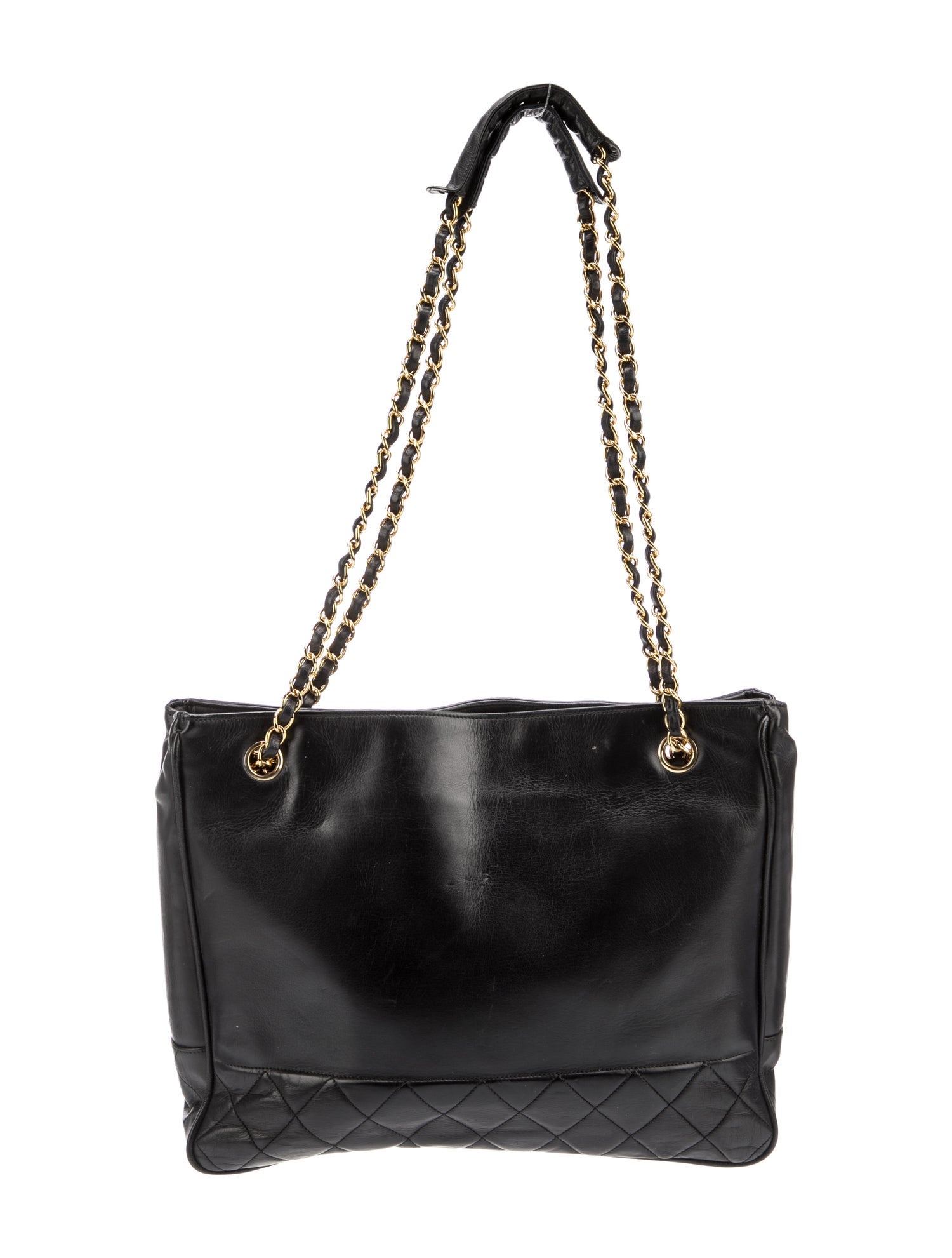 Chanel Lambskin Quilted Tote