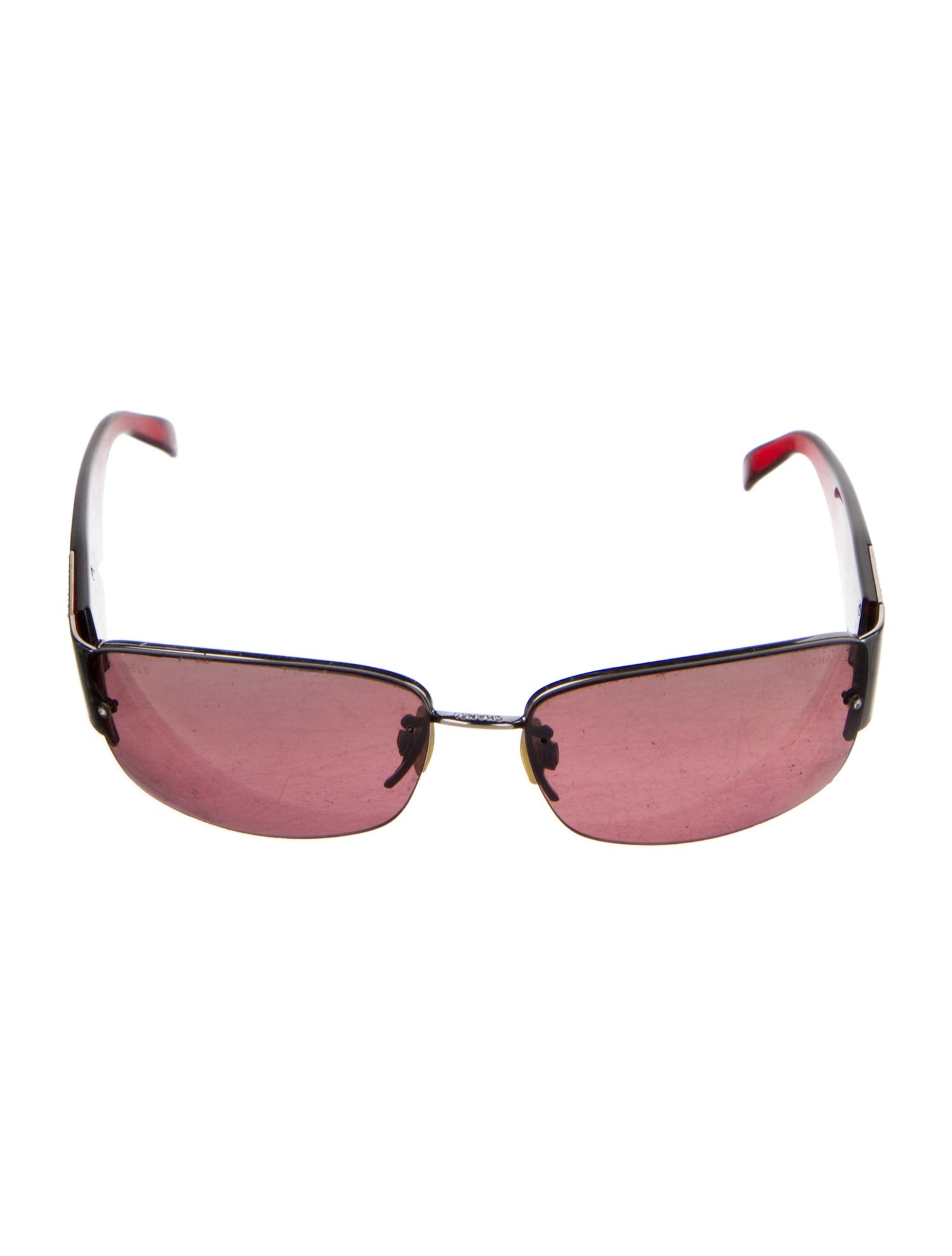 Chanel Interlocking CC Logo Square Sunglasses