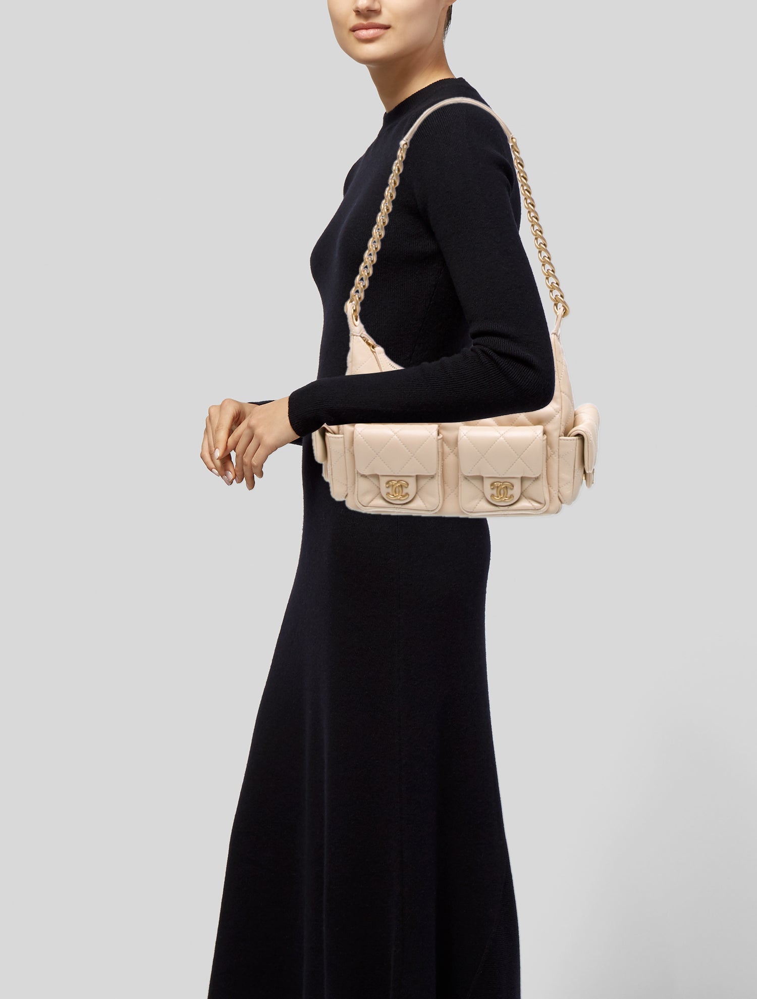 Chanel 2025 Large Trendy Pockets Hobo