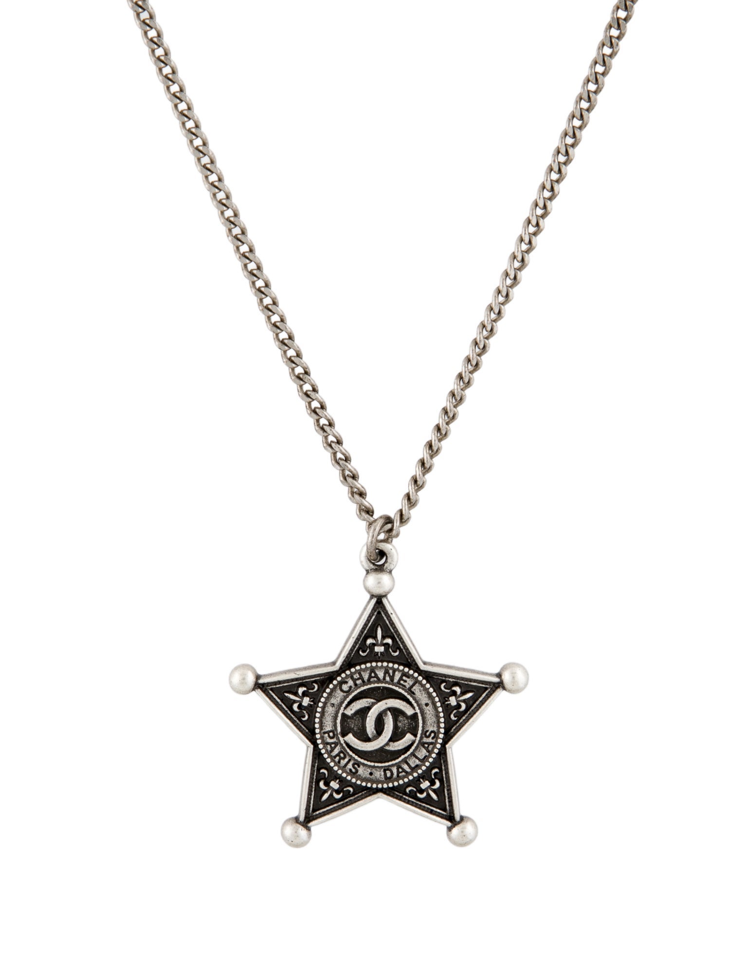Chanel Paris-Dallas Sheriff Star Pendant Necklace