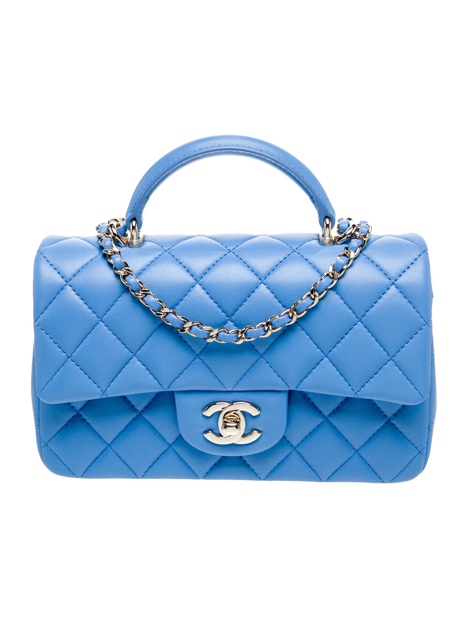 Chanel Mini Rectangular Top Handle Flap Bag