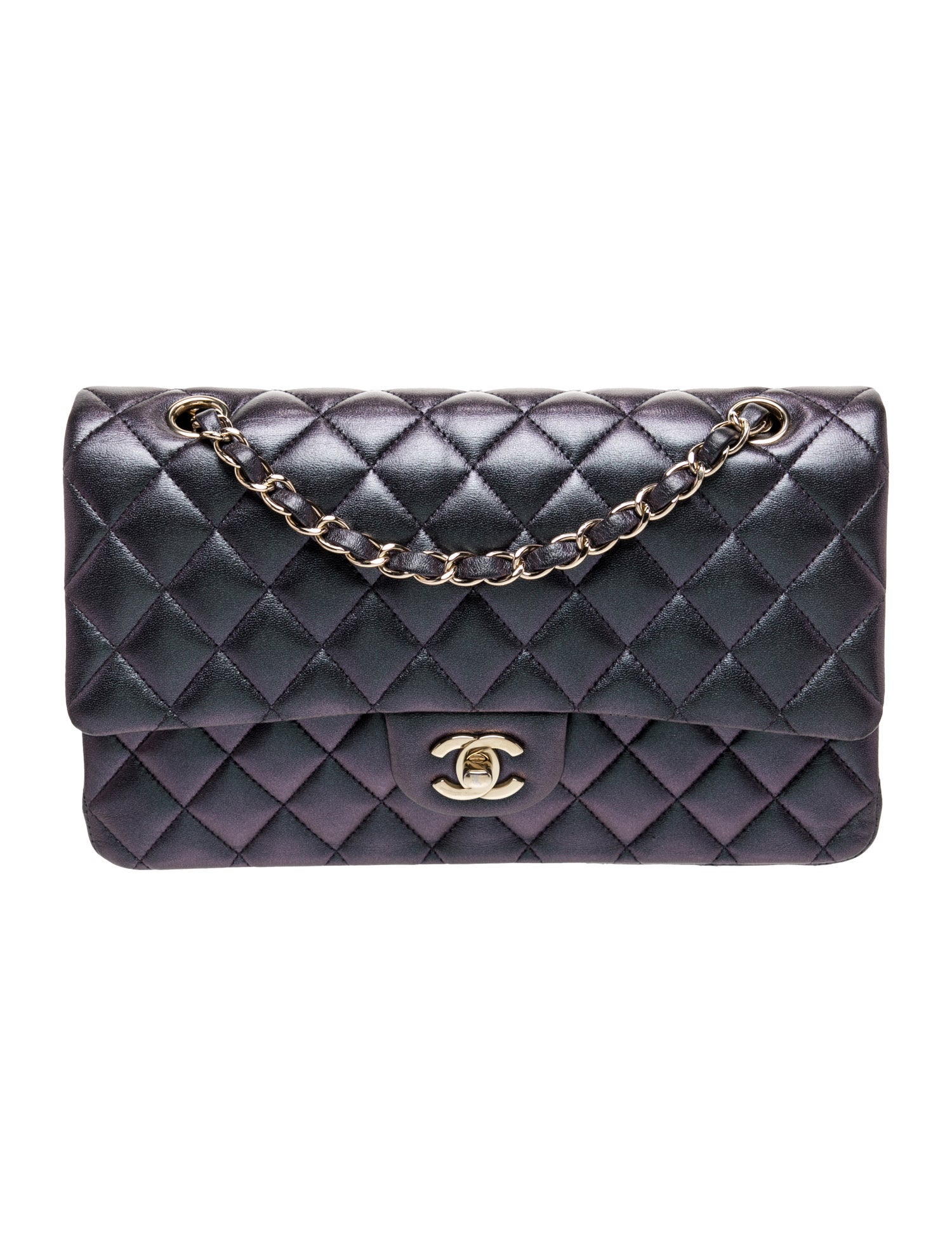 Chanel Classic Medium Iridescent Double Flap Bag