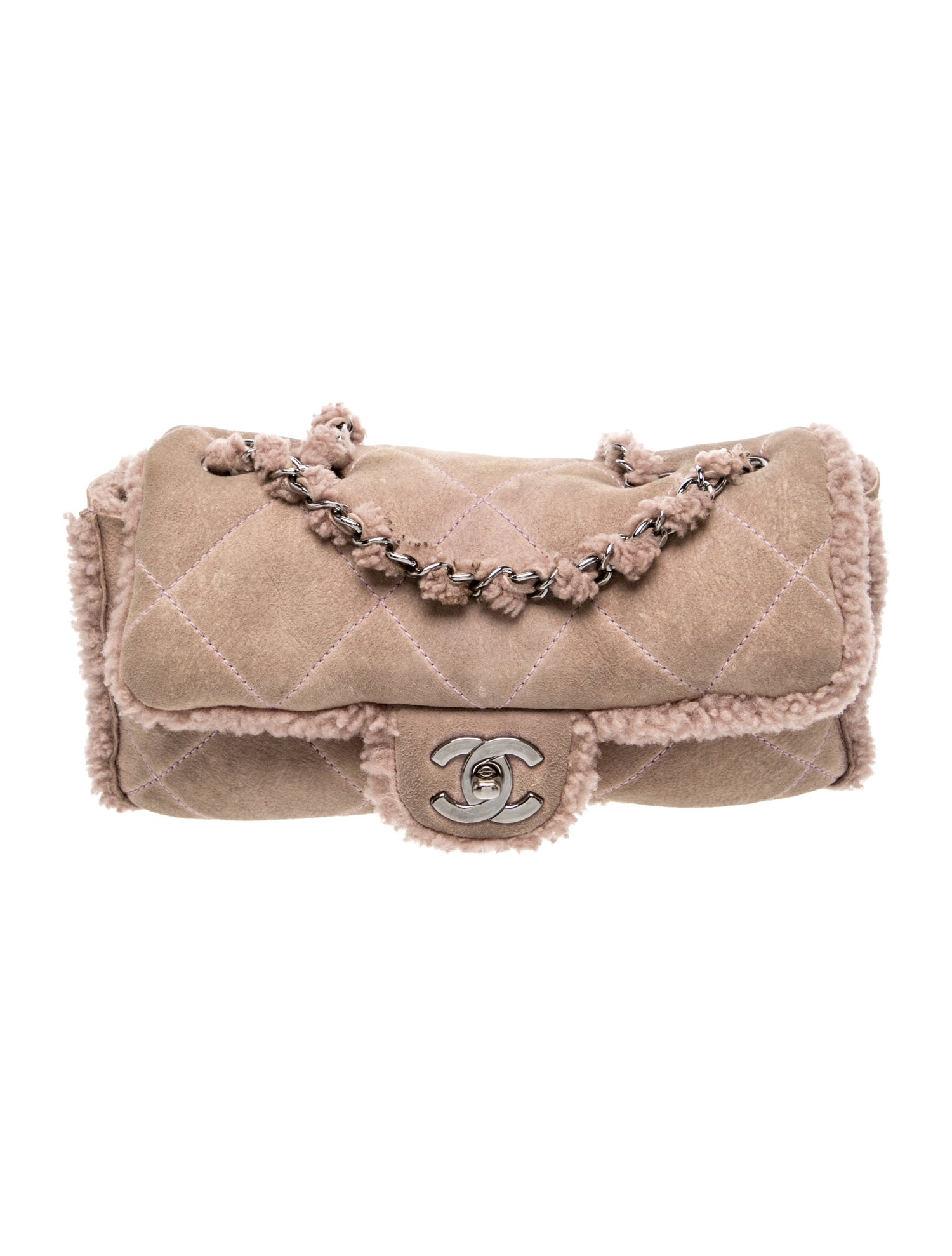 Chanel Small Shearling CC Flap Bag