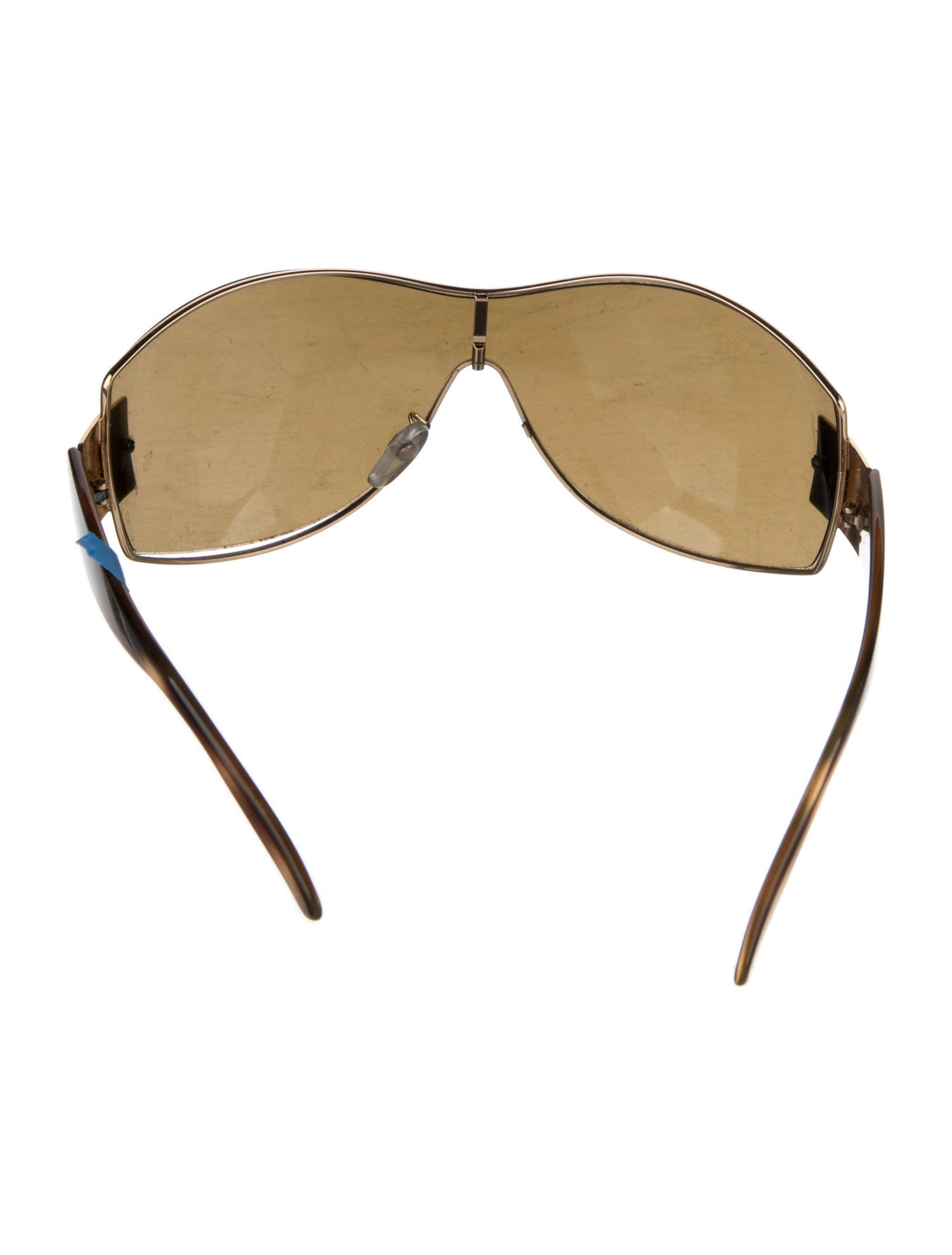 Chanel Interlocking CC Logo Shield Sunglasses