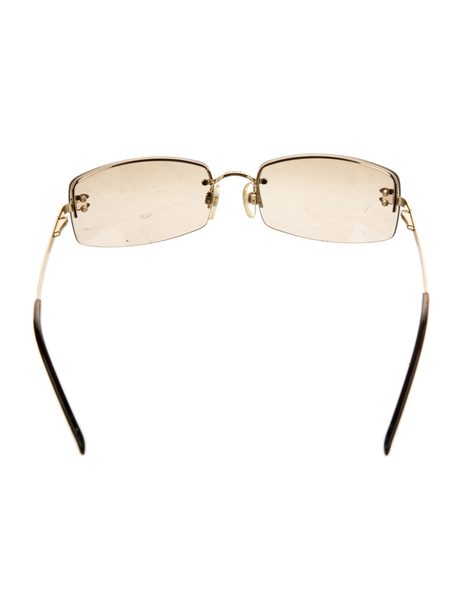 Chanel Interlocking CC Logo Square Sunglasses