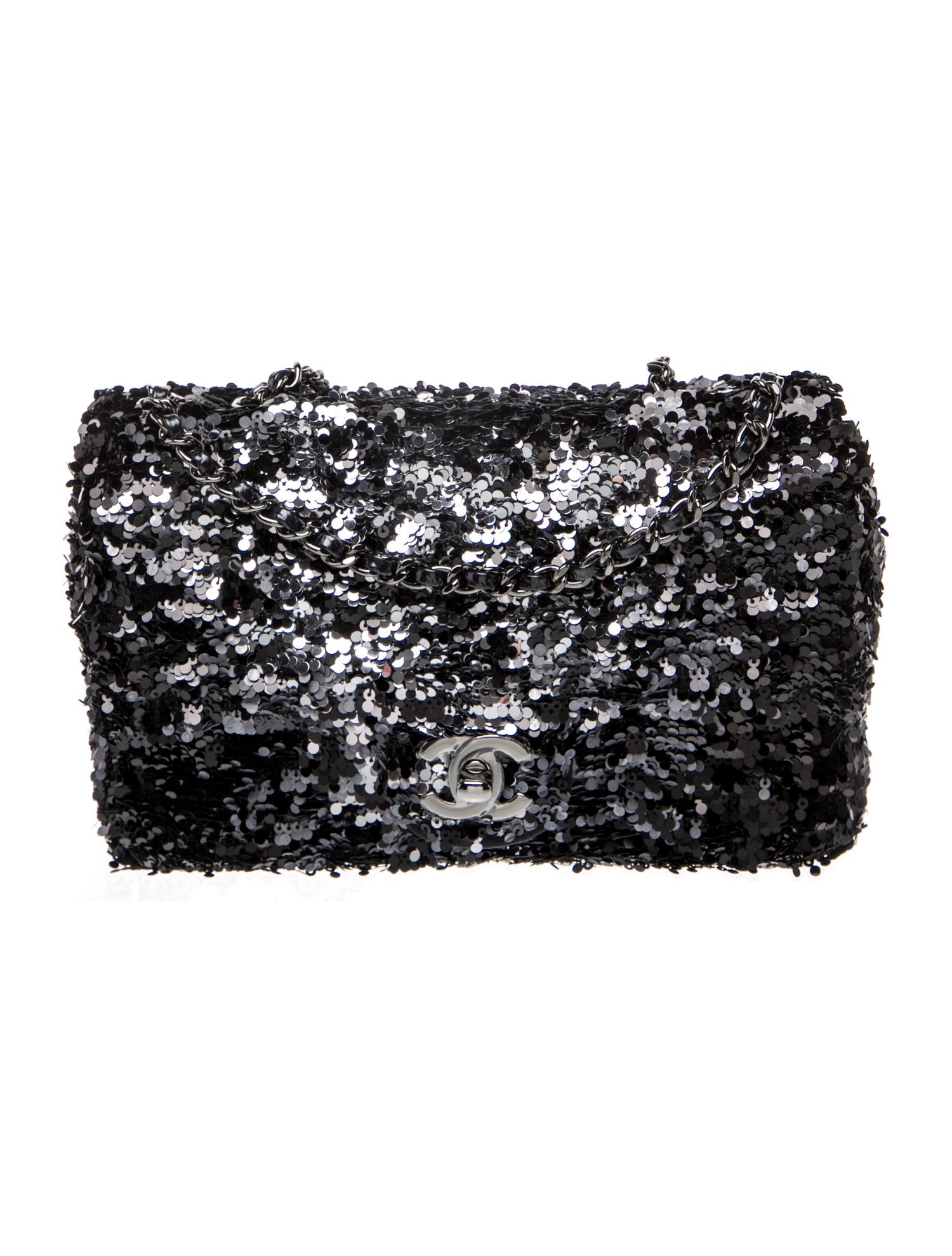 Chanel Sequin Rectangular Mini Flap Bag w/Tags