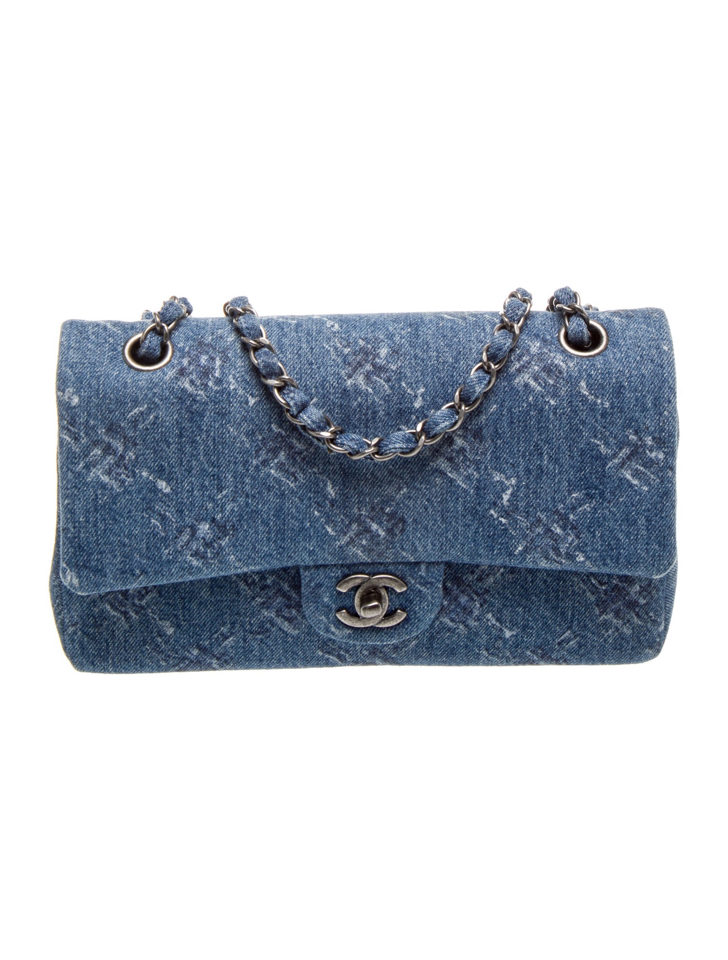 Chanel Classic Medium Denim Double Flap Bag