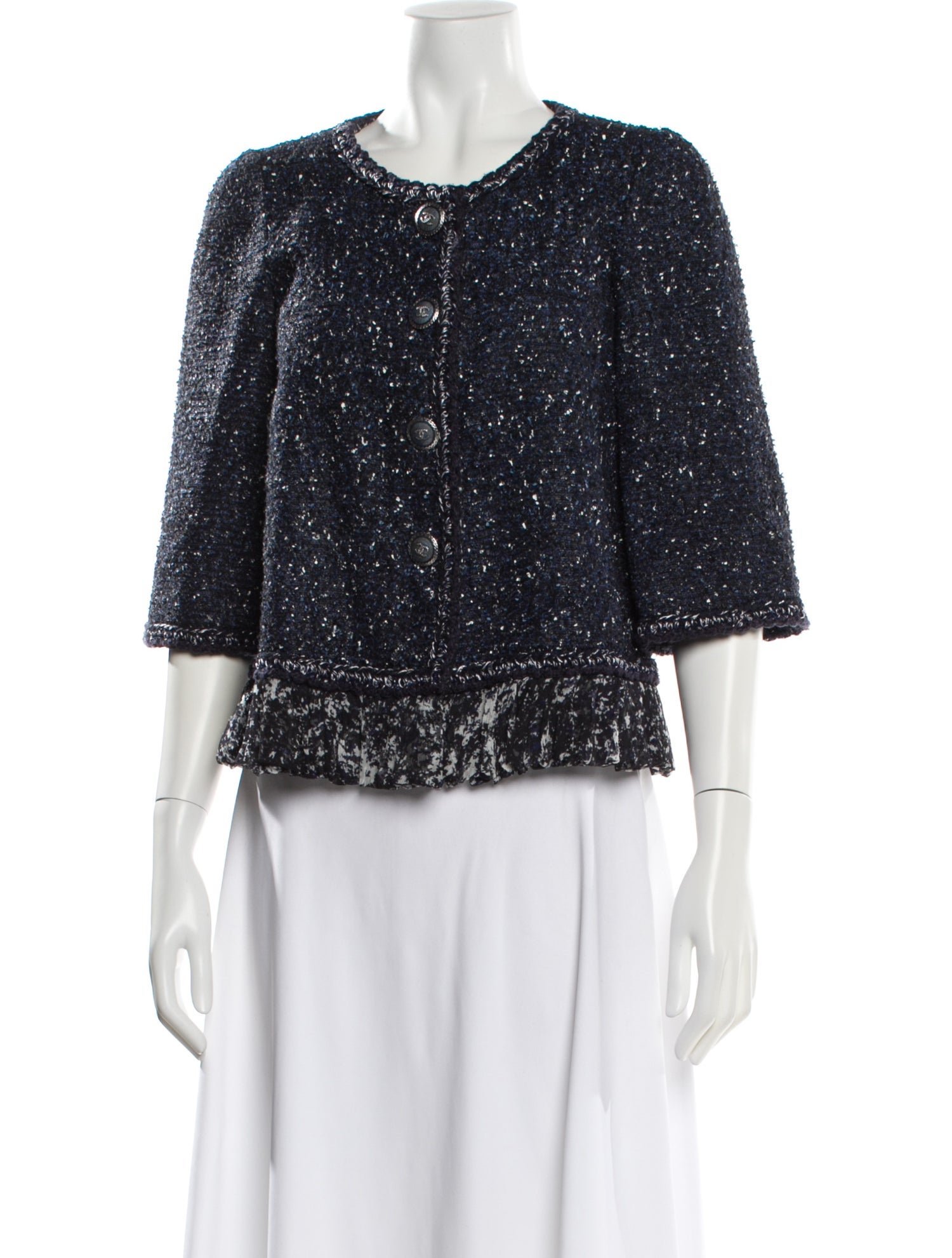 Chanel 2012 Tweed Evening Jacket