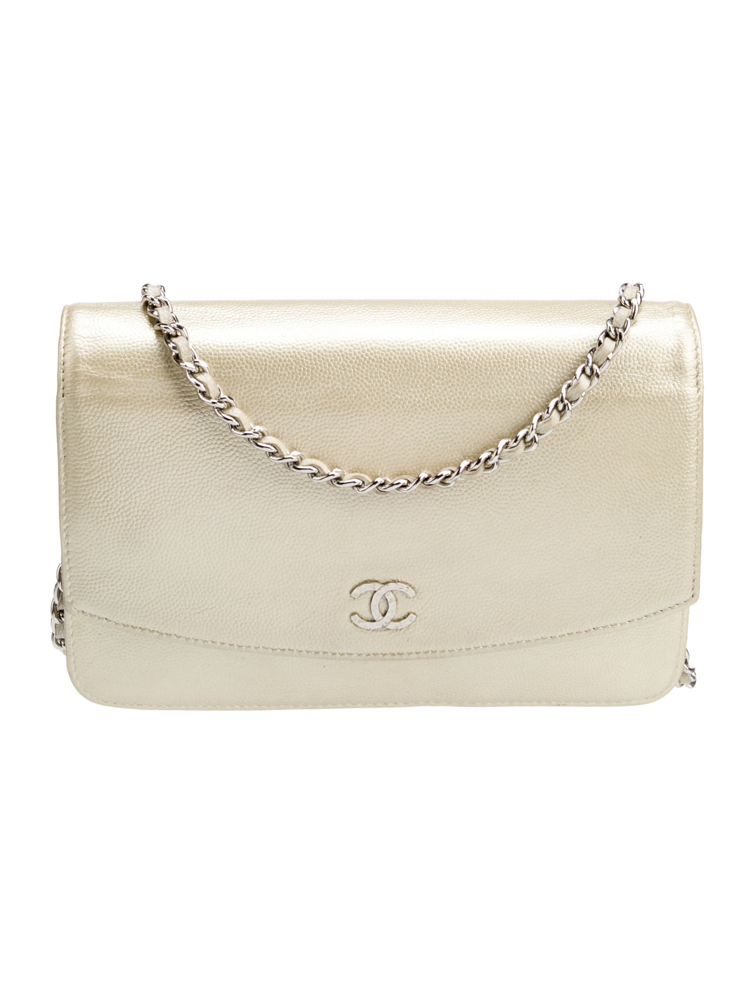 Chanel Sevruga Wallet On Chain