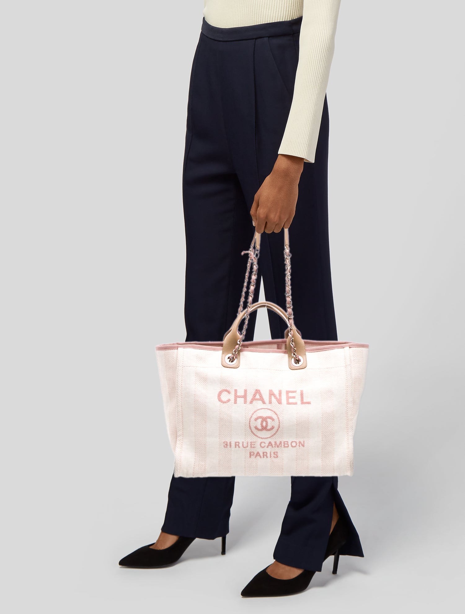 Chanel Medium Deauville Shopping Tote