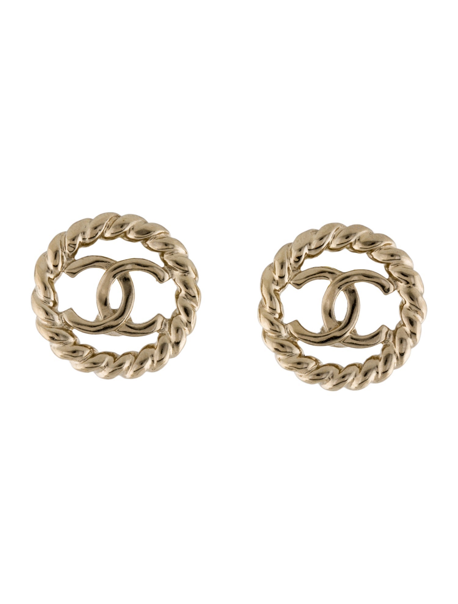 Chanel 2025 CC Stud Earrings