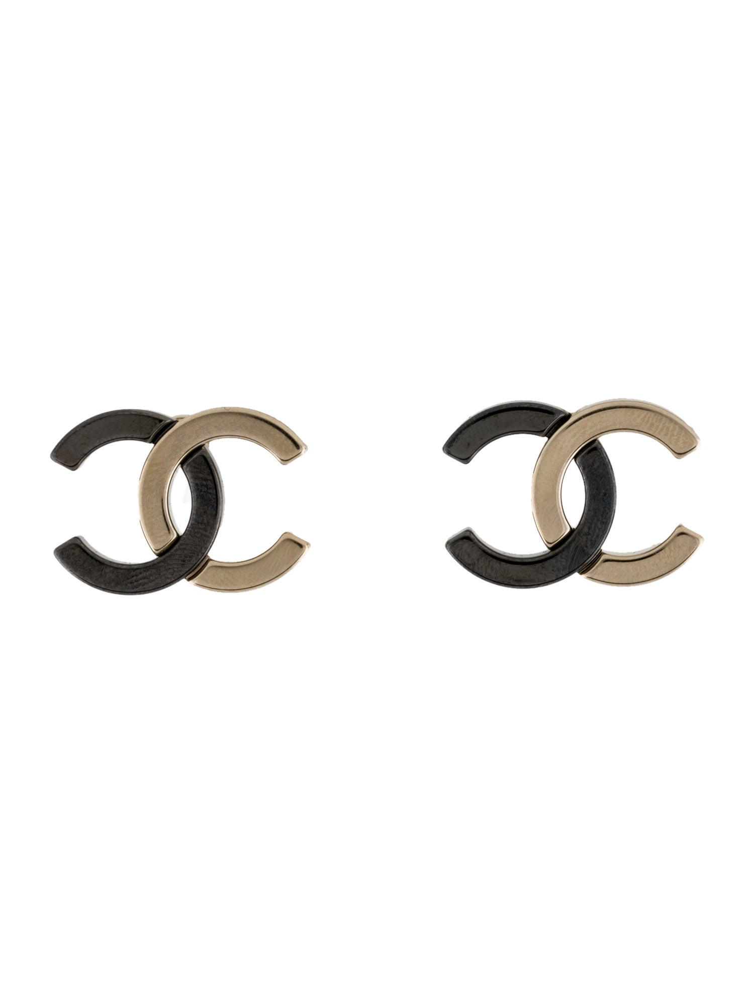 Chanel 2023 CC Stud Earrings