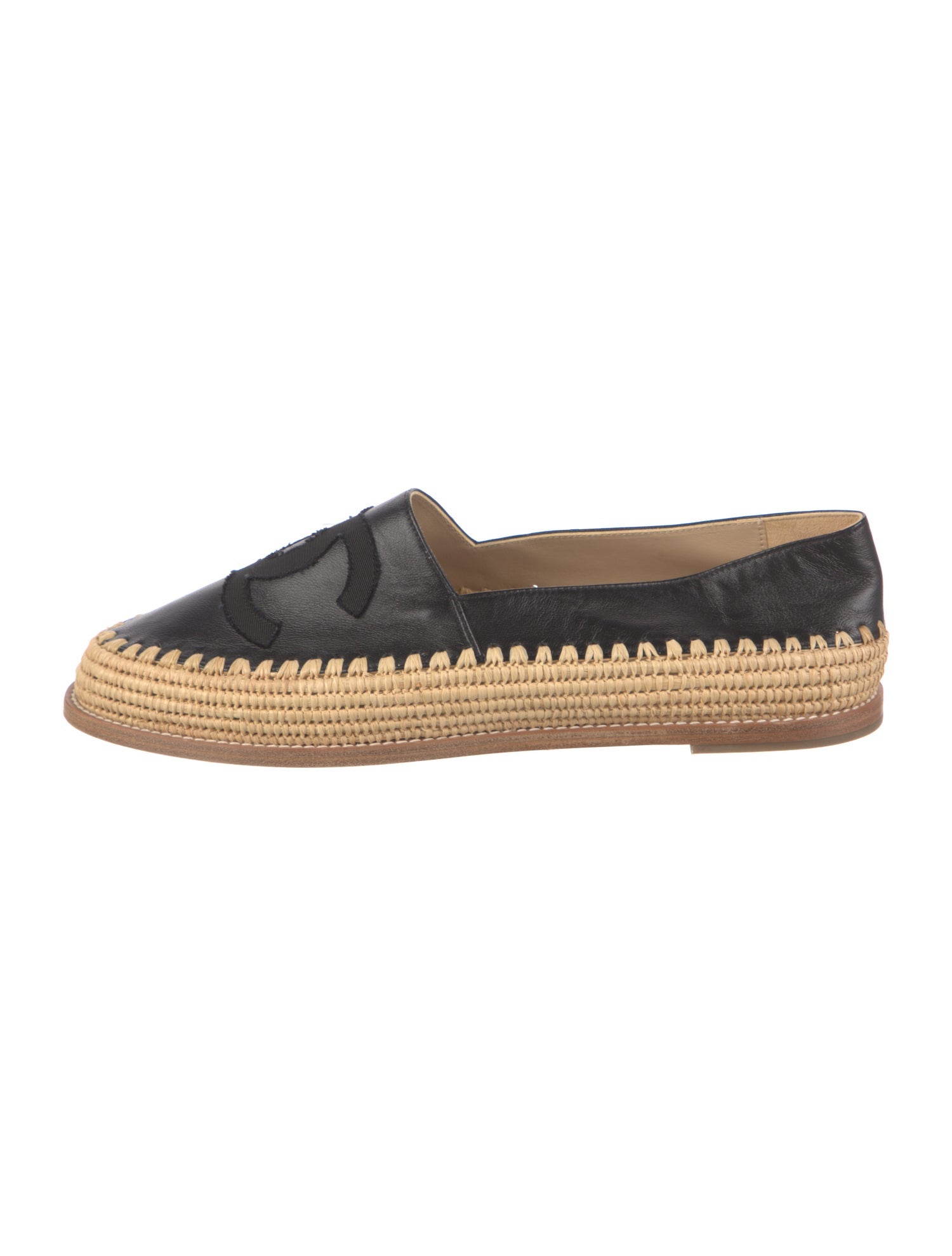 Chanel Leather Espadrilles