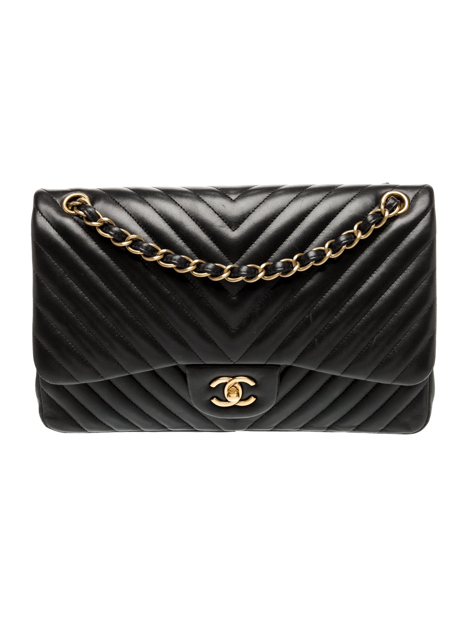 Chanel Classic Jumbo Chevron Double Flap Bag