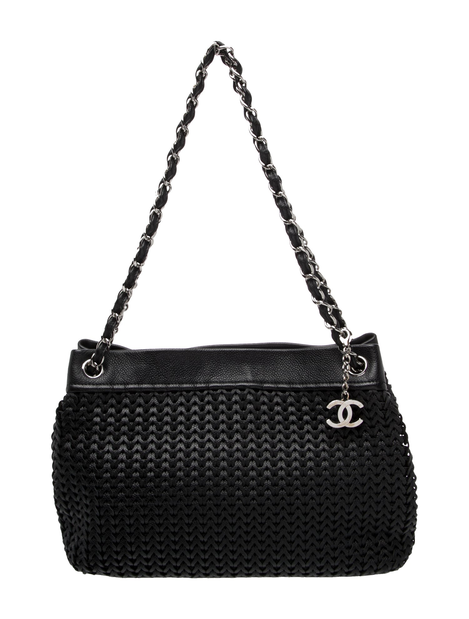 Chanel Woven Charm Tote