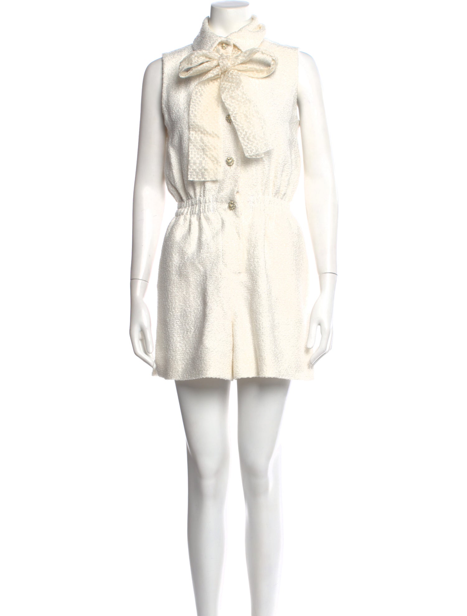 Chanel 2015 Tie Neck Romper