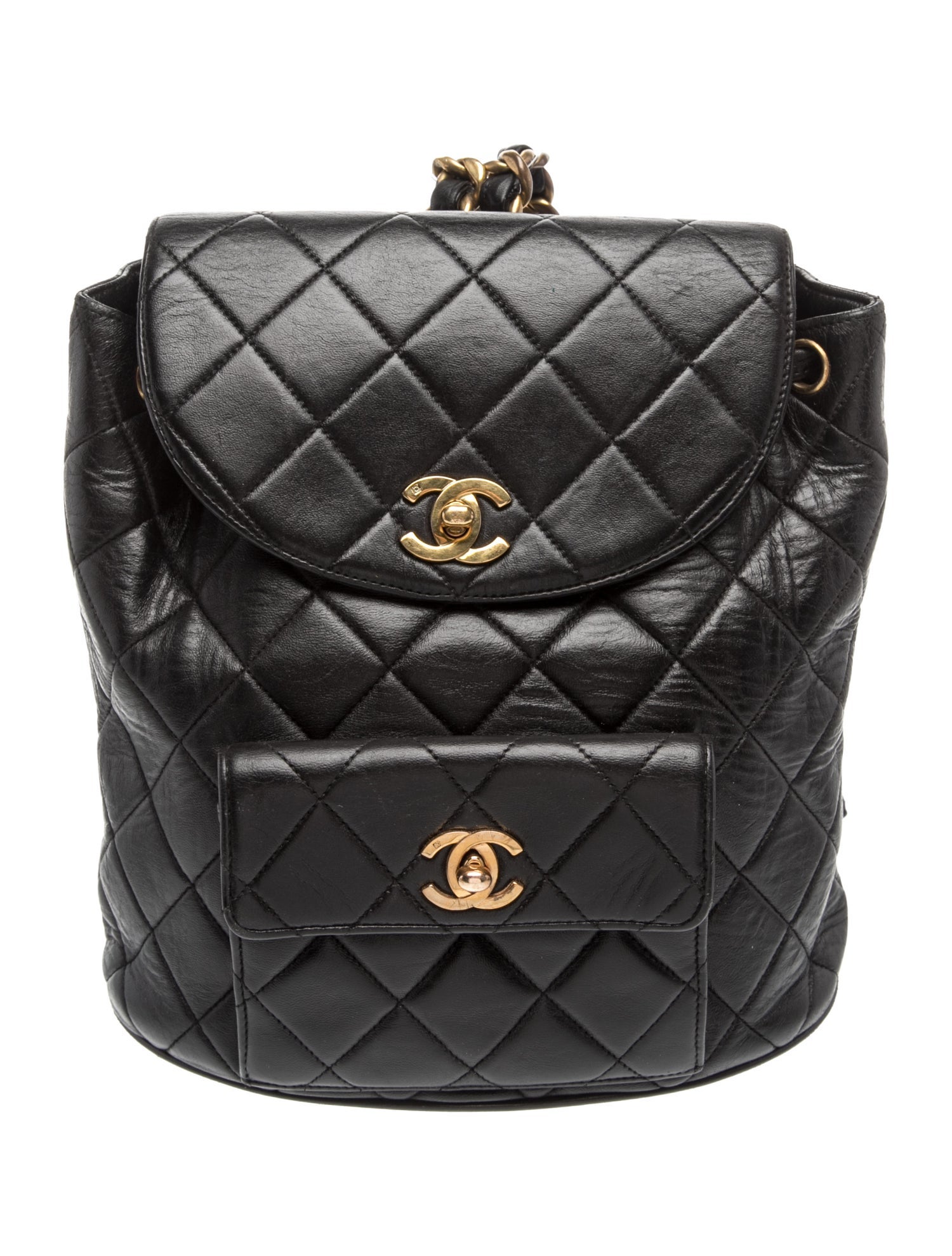 Chanel Quilted Lambskin Duma Backpack