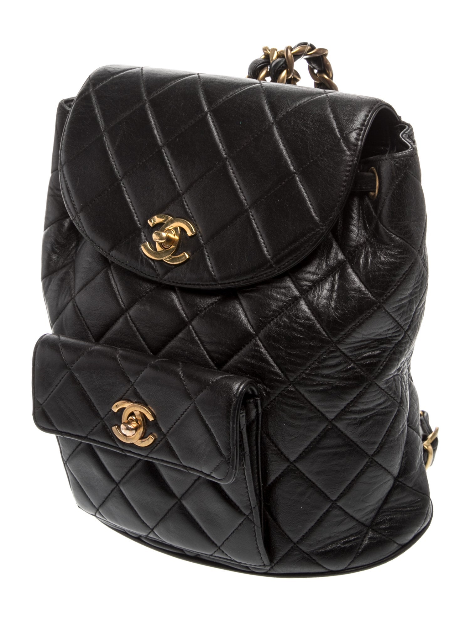 Chanel Quilted Lambskin Duma Backpack