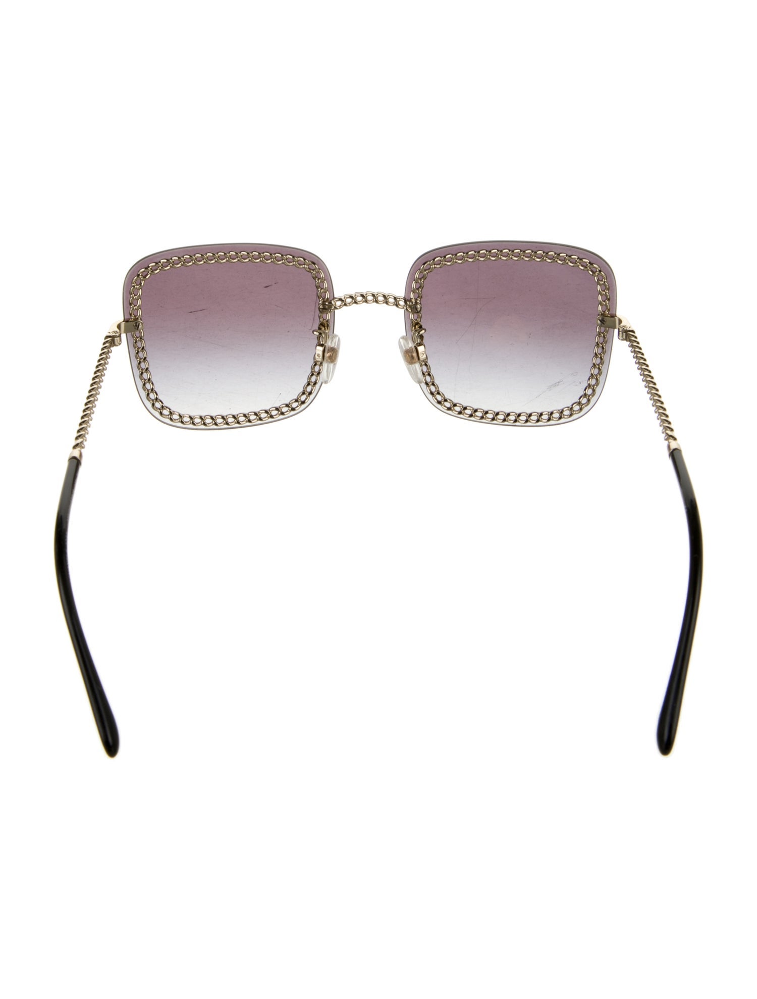 Chanel Interlocking CC Logo Square Sunglasses