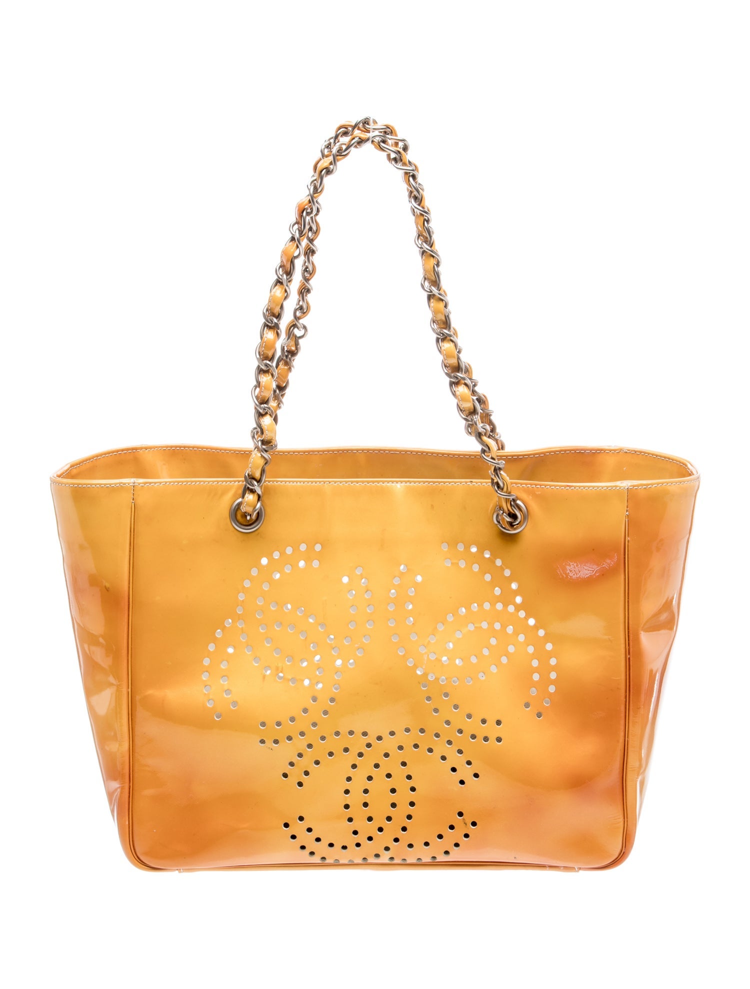 Chanel Triple CC Patent Leather Tote