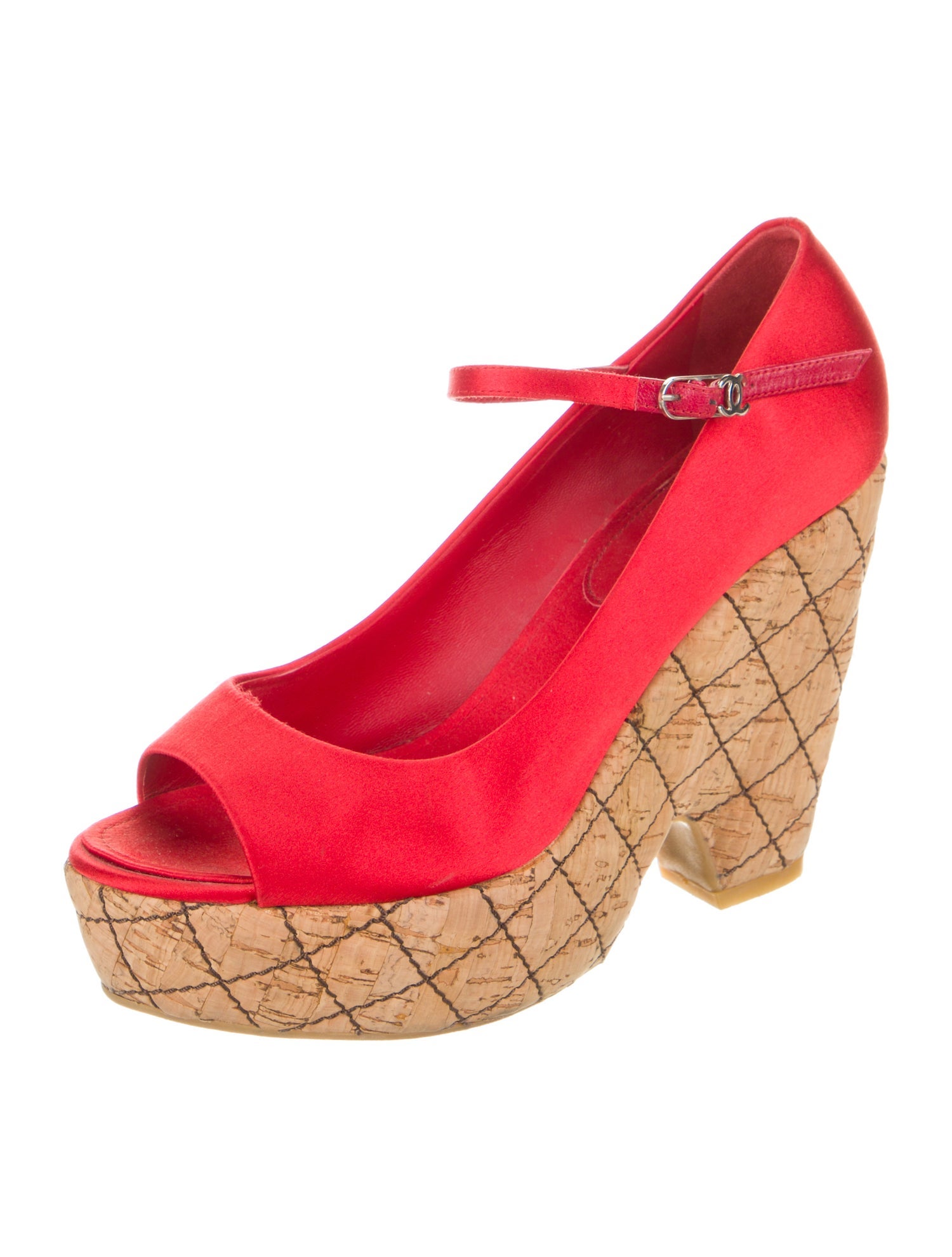 Chanel Vintage Interlocking CC Logo Espadrilles