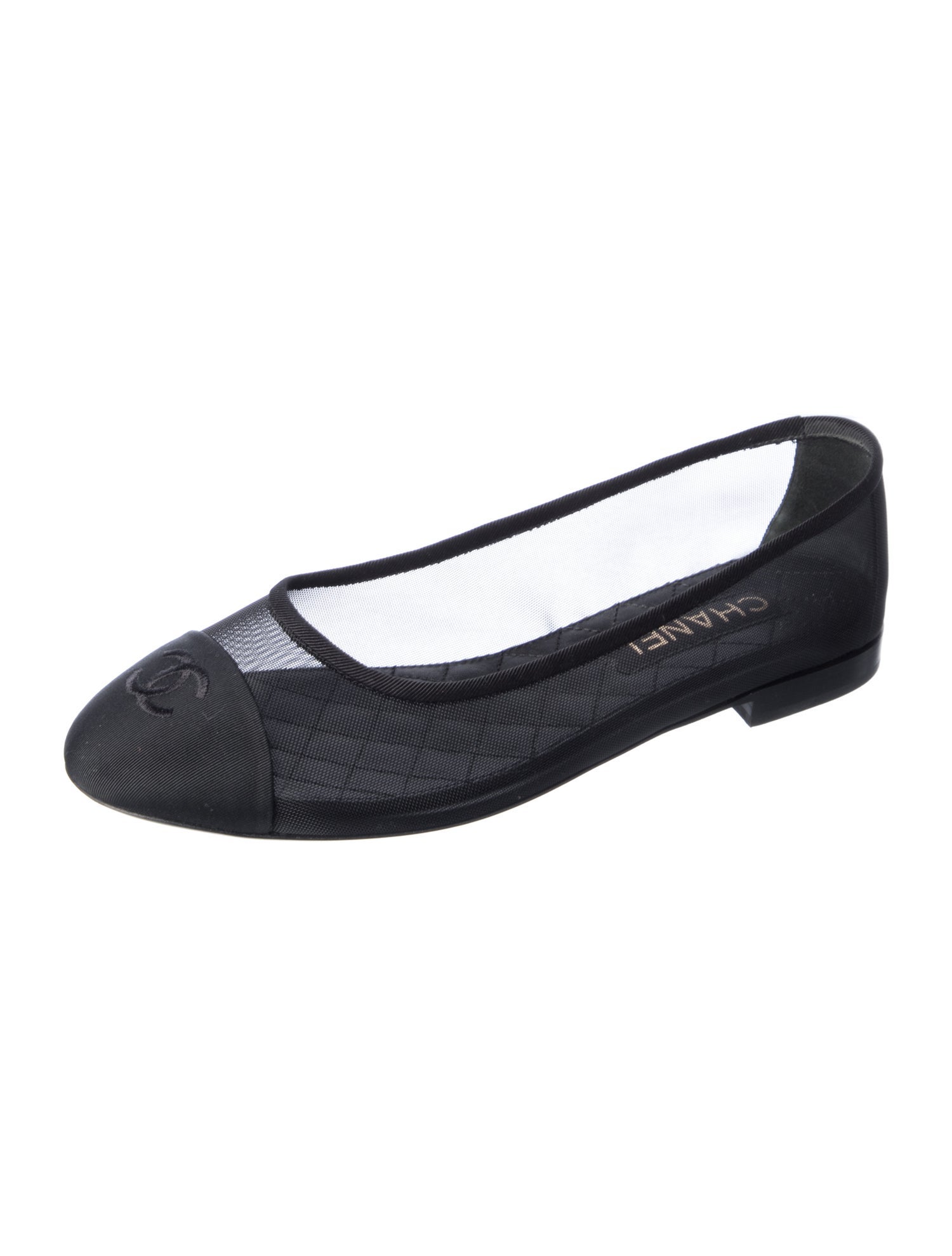 Chanel 2025 Interlocking CC Logo Ballet Flats