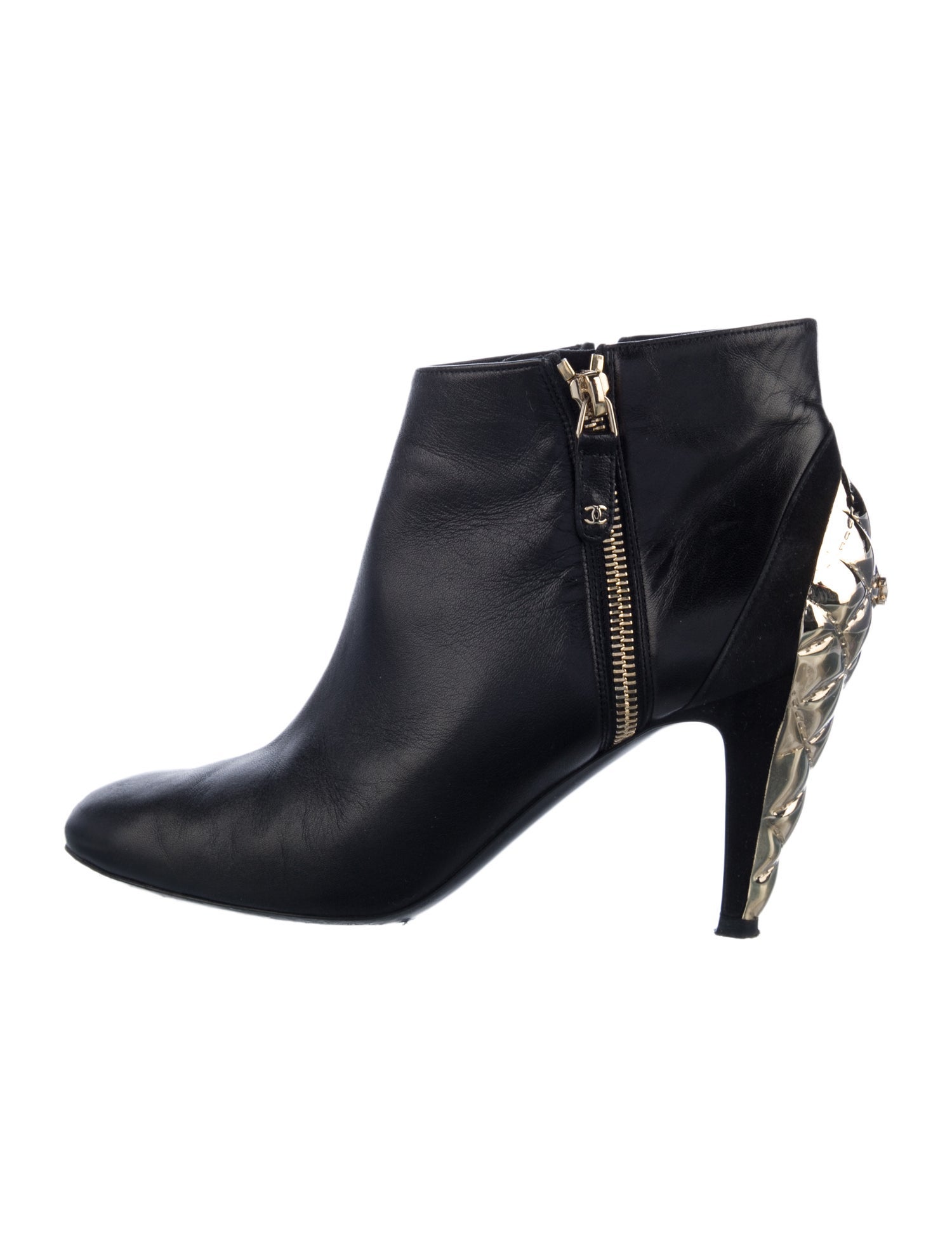 Chanel 2011 Interlocking CC Logo Boots