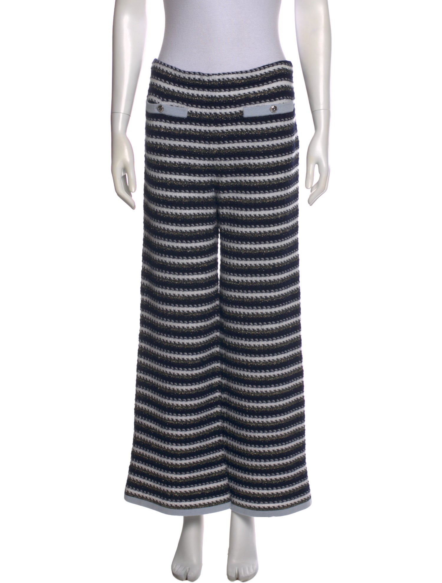 Chanel 2022 Wide Leg Pants