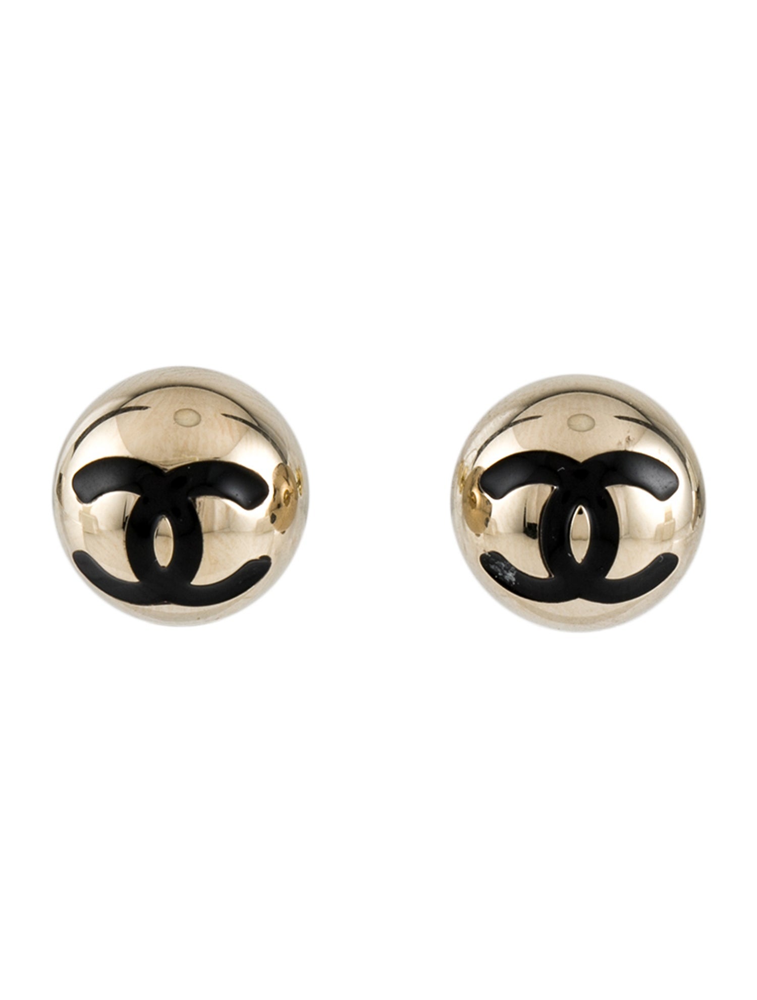 Chanel 2025 Resin CC Stud Earrings