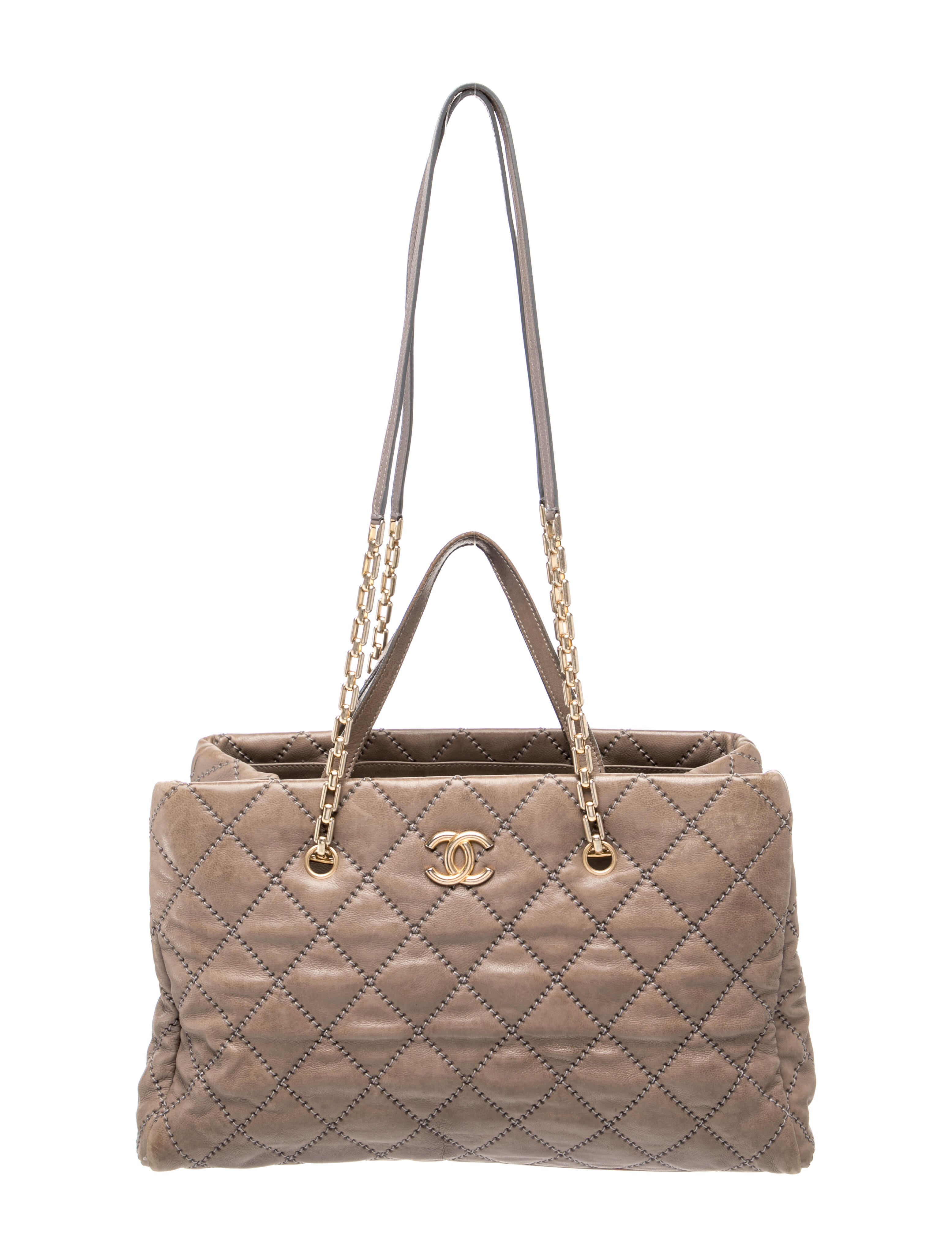 Chanel Large Retro Chain Shopper Tote