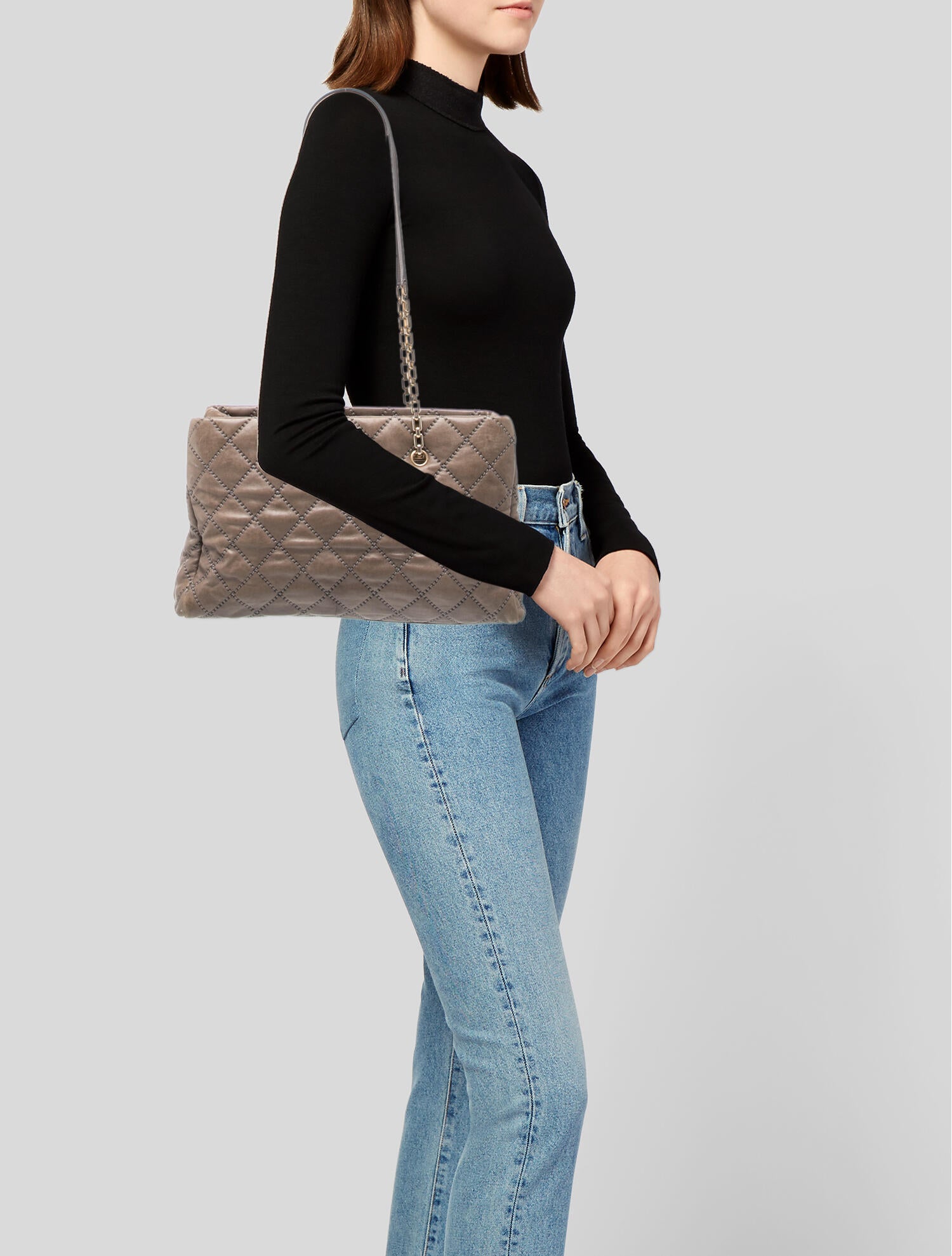 Chanel Large Retro Chain Shopper Tote