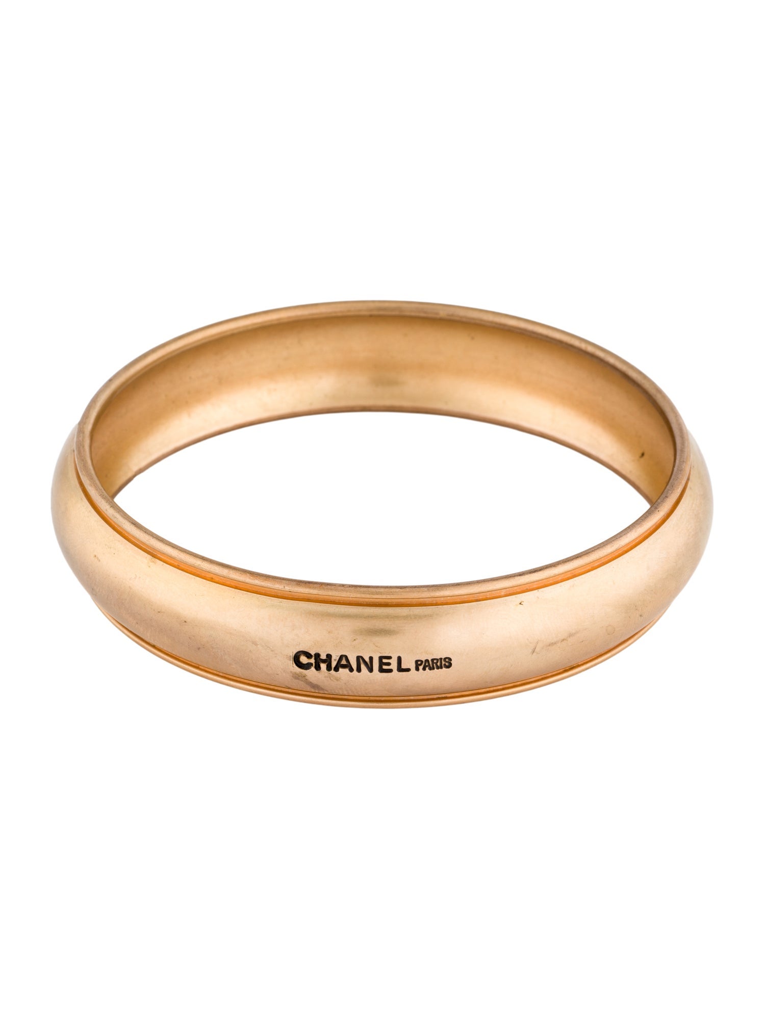 Chanel Vintage 'CHANEL PARIS' Bangle