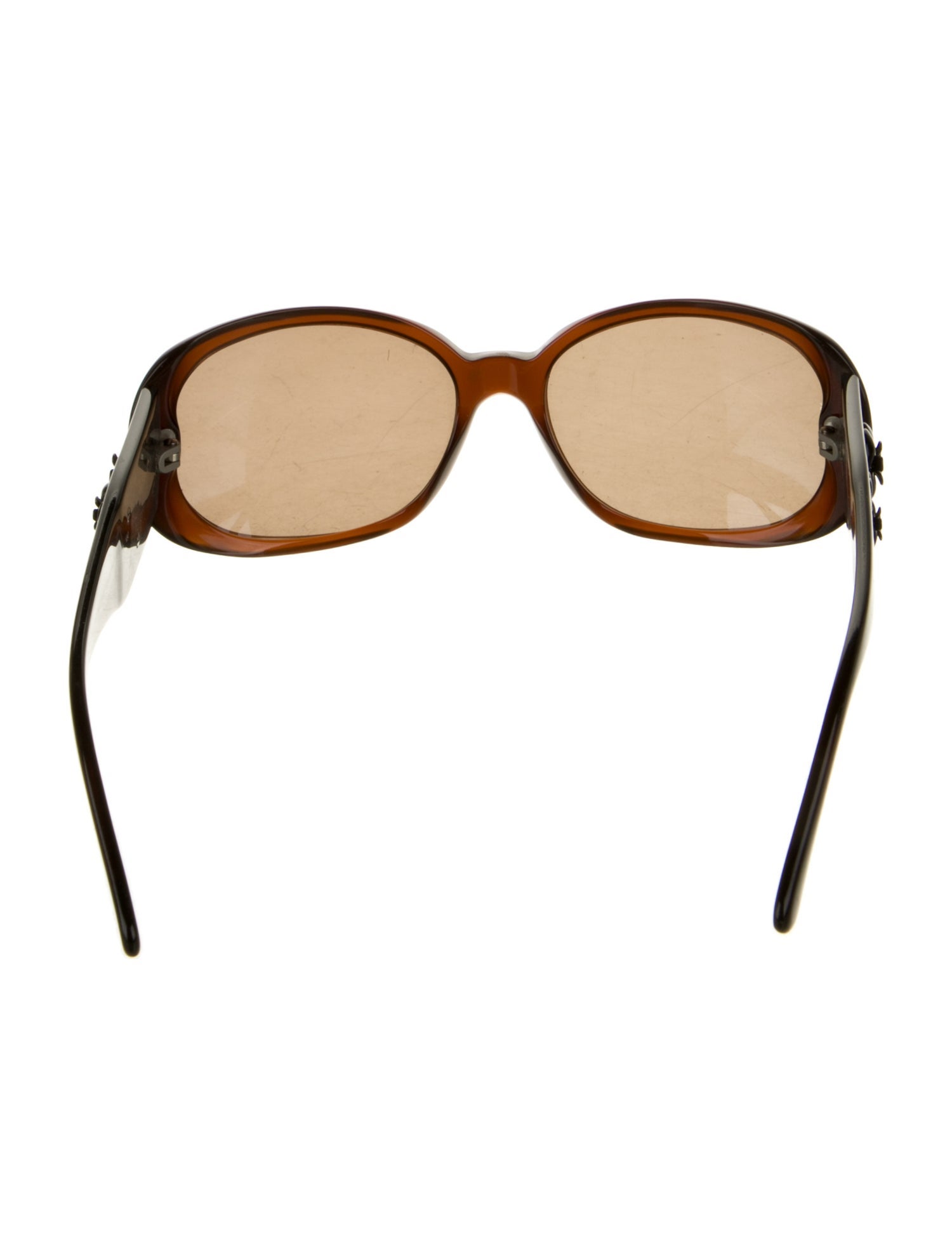 Chanel Camellia Accent Oversize Sunglasses