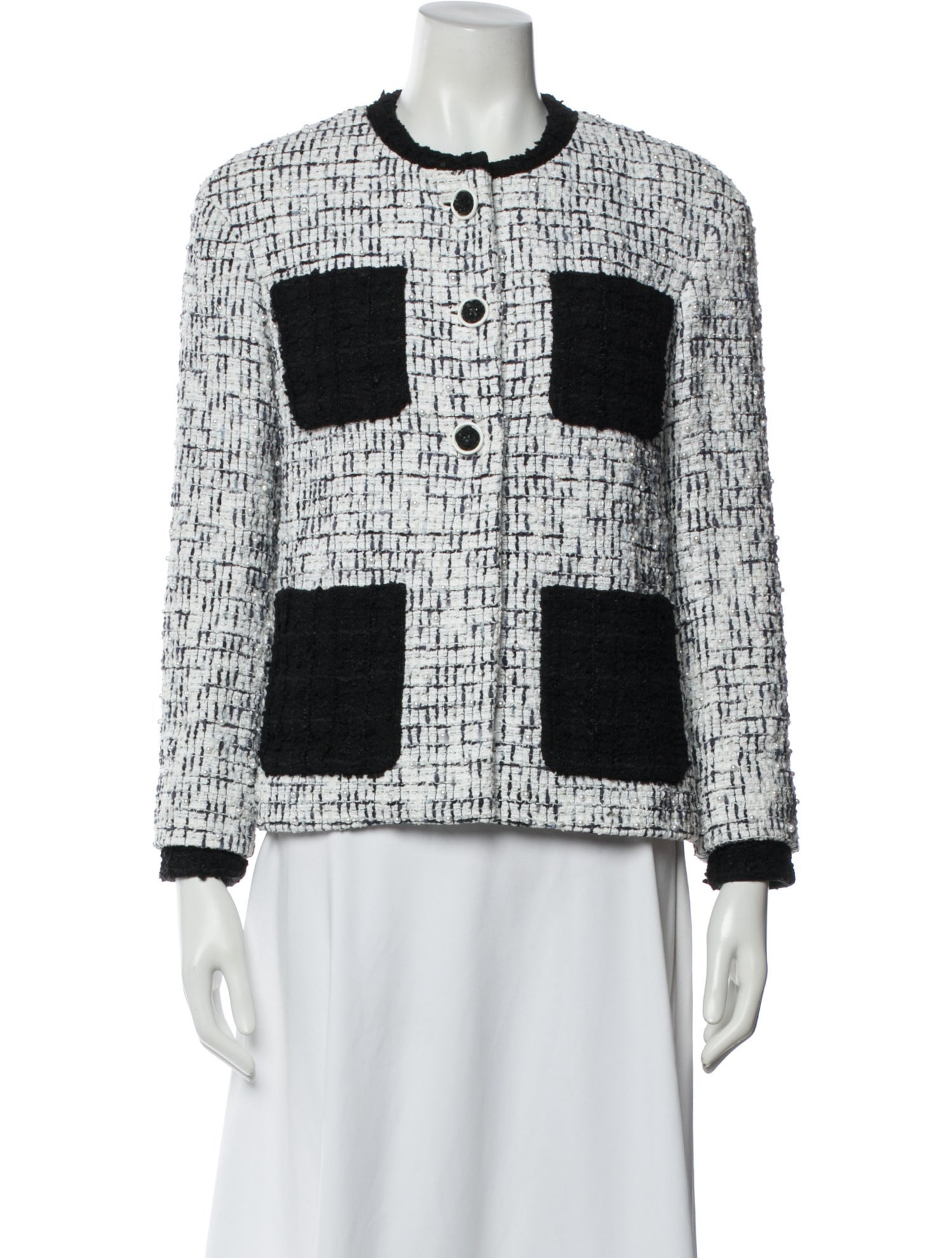 Chanel 2022 Tweed Pattern Jacket