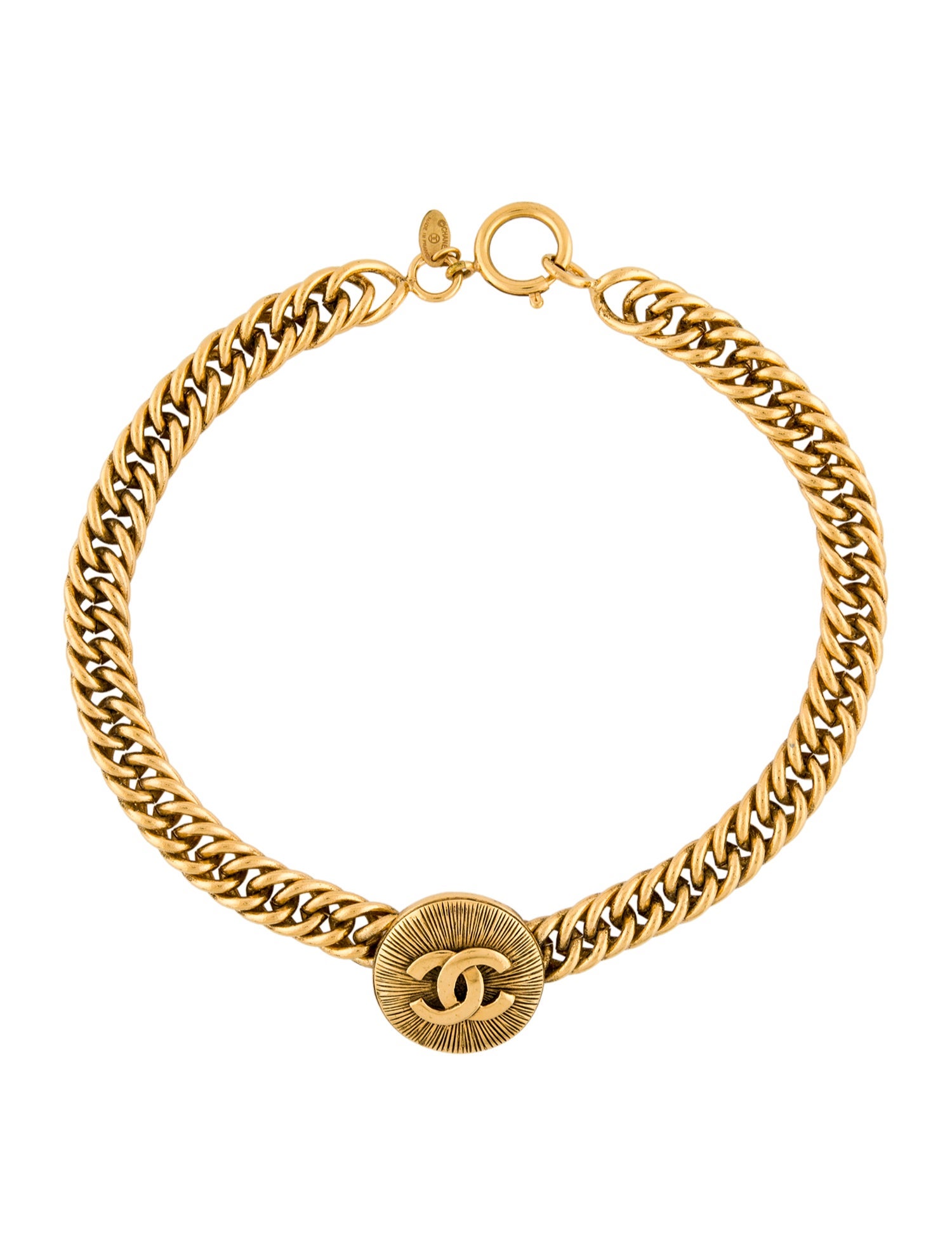 Chanel Vintage CC Collar Necklace