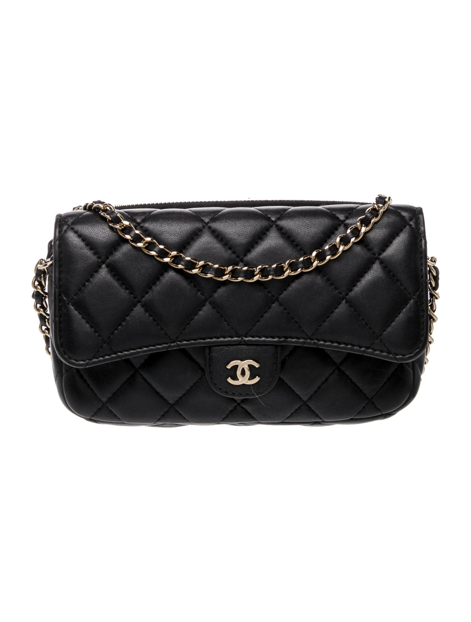 Chanel Classic Flap Phone Holder w/ Chain