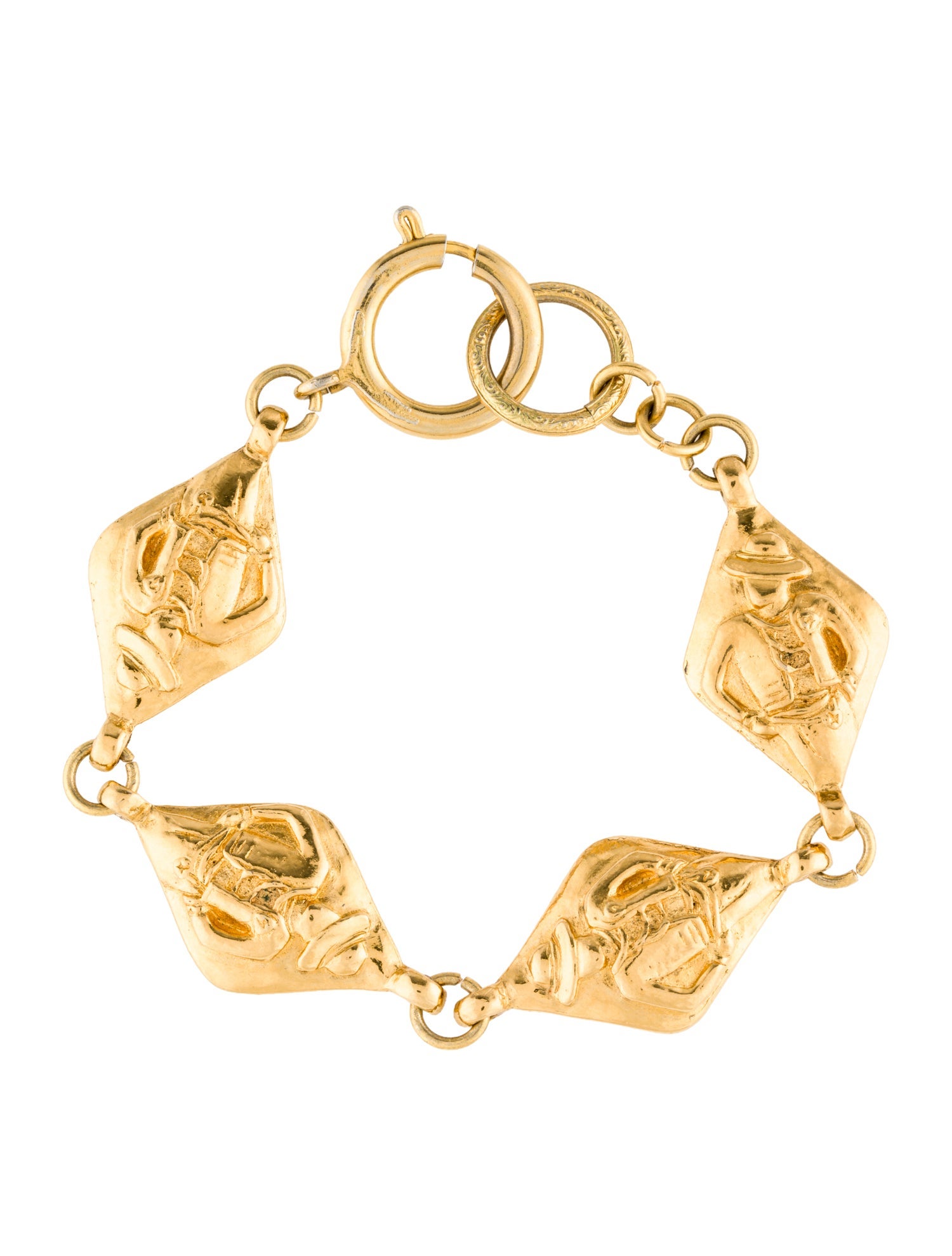 Chanel Vintage Coco Mademoiselle Link Bracelet