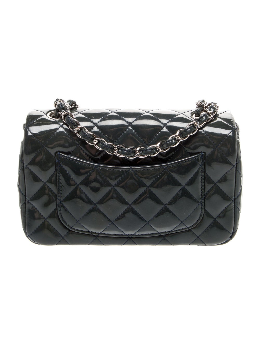 Chanel Classic Patent Rectangular Mini Flap Bag - image 4