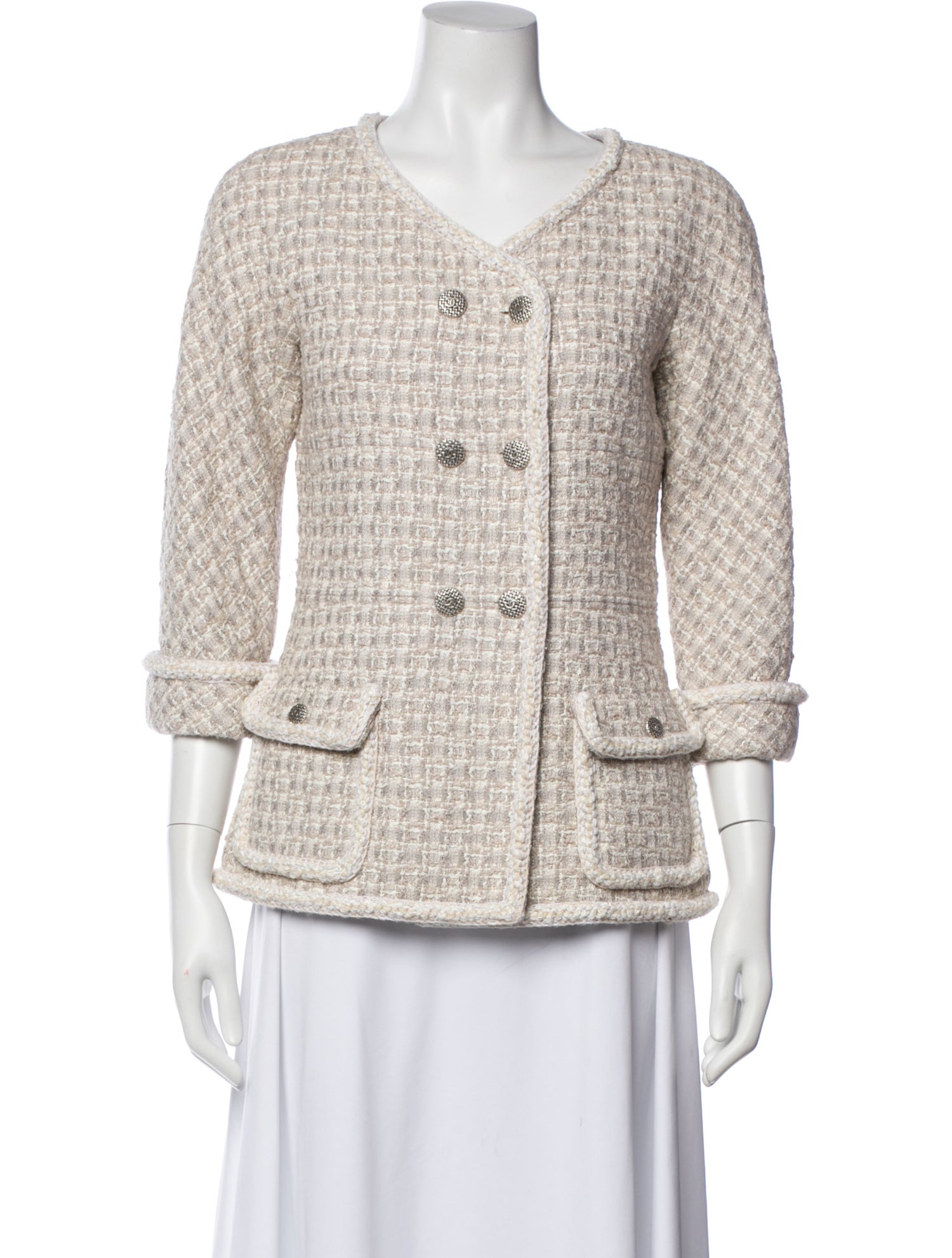 Chanel 2014 Tweed Pattern Blazer