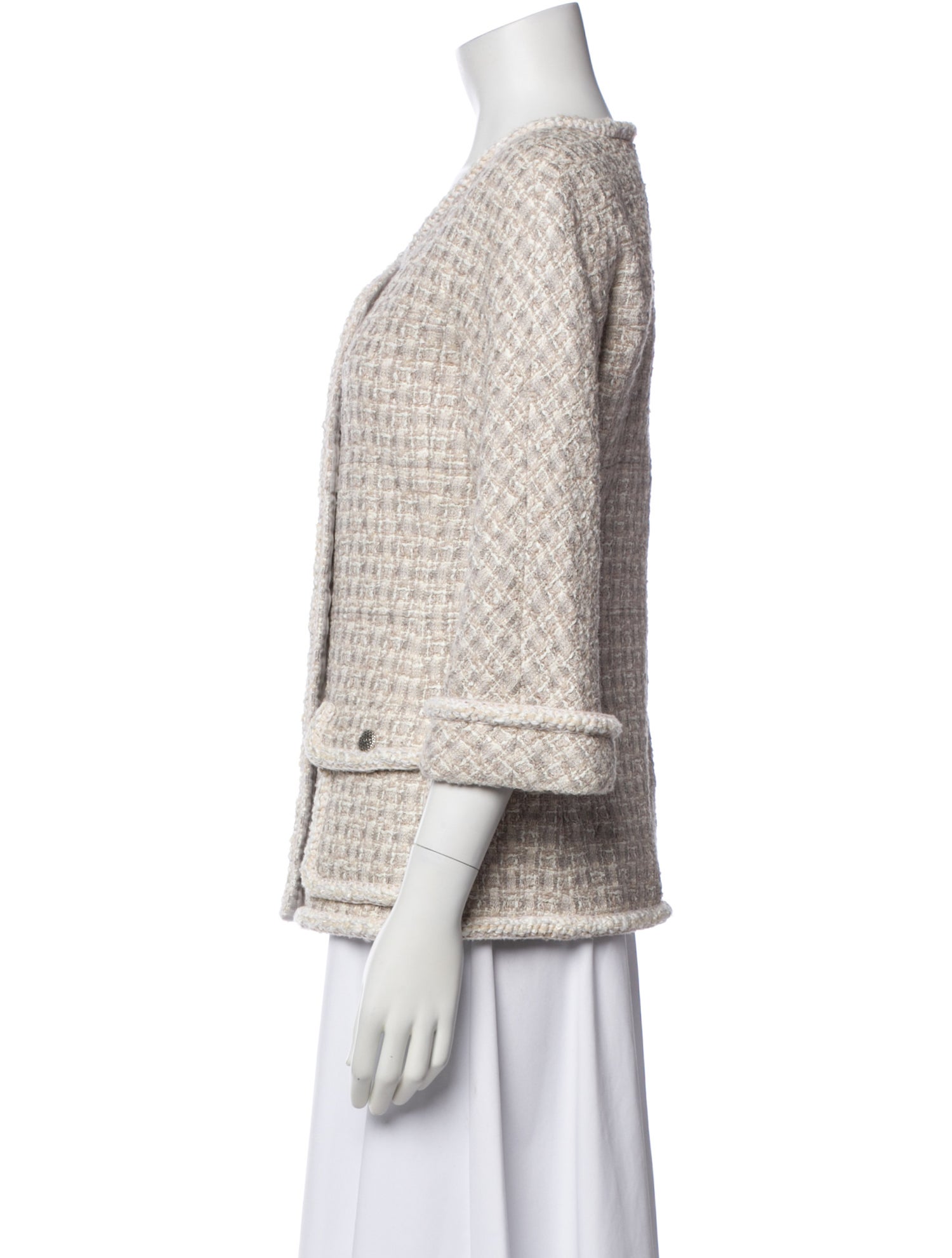 Chanel 2014 Tweed Pattern Blazer