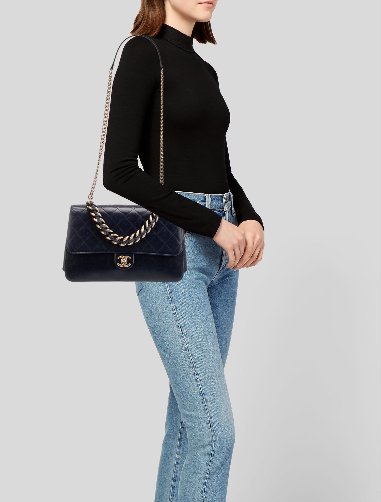 Chanel Paris-Cosmopolite Jumbo Straight Lined Flap Bag