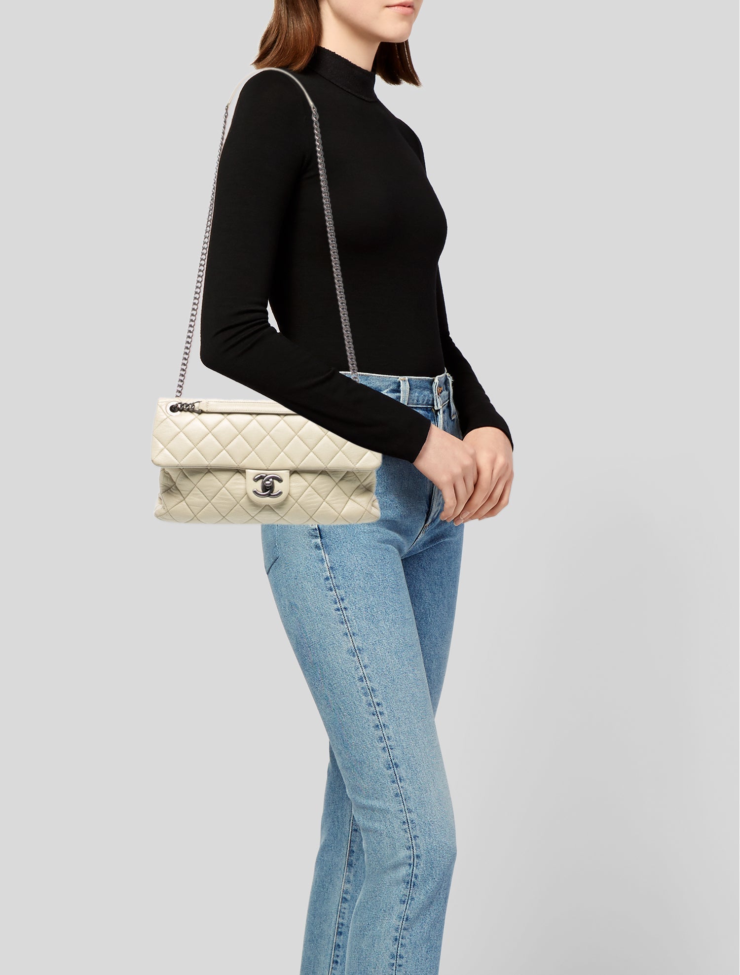 Chanel CC Quilted Flap Bag