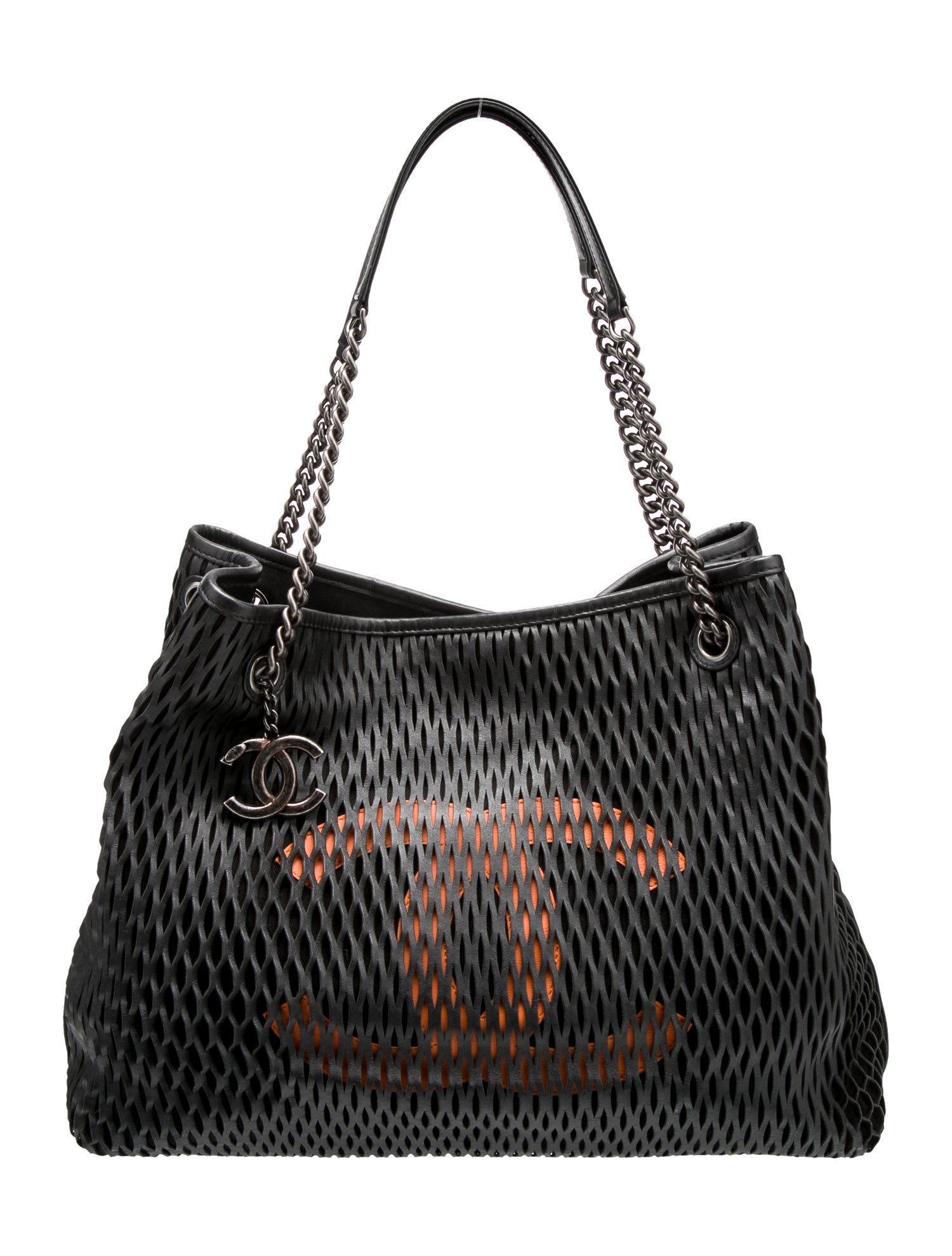 Chanel Laser Cut Perforated CC Tote